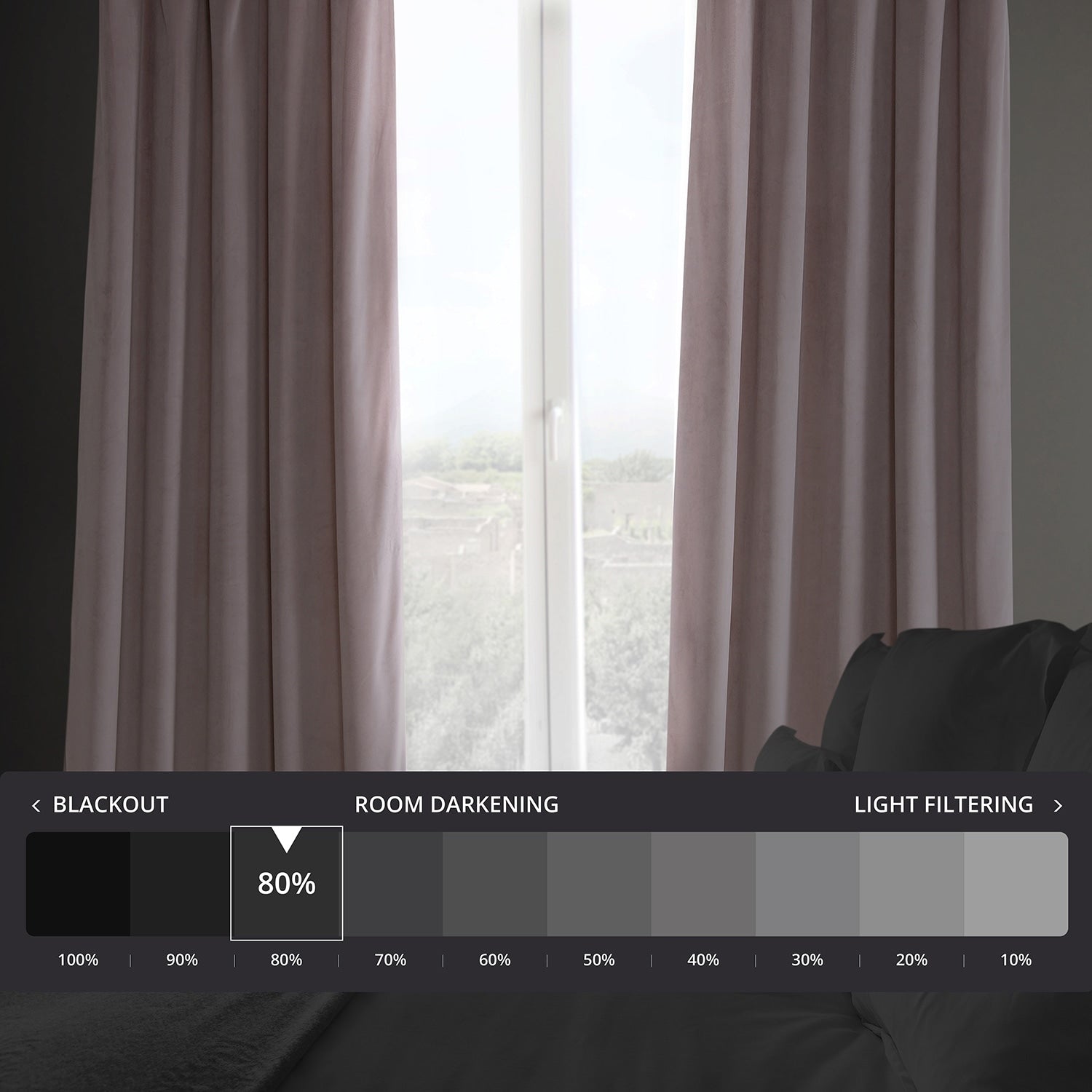 Rideaux occultants en velours pelucheux Heritage Exclusive Fabrics (1 panneau) Rideaux en velours de luxe pour chambre et salon.