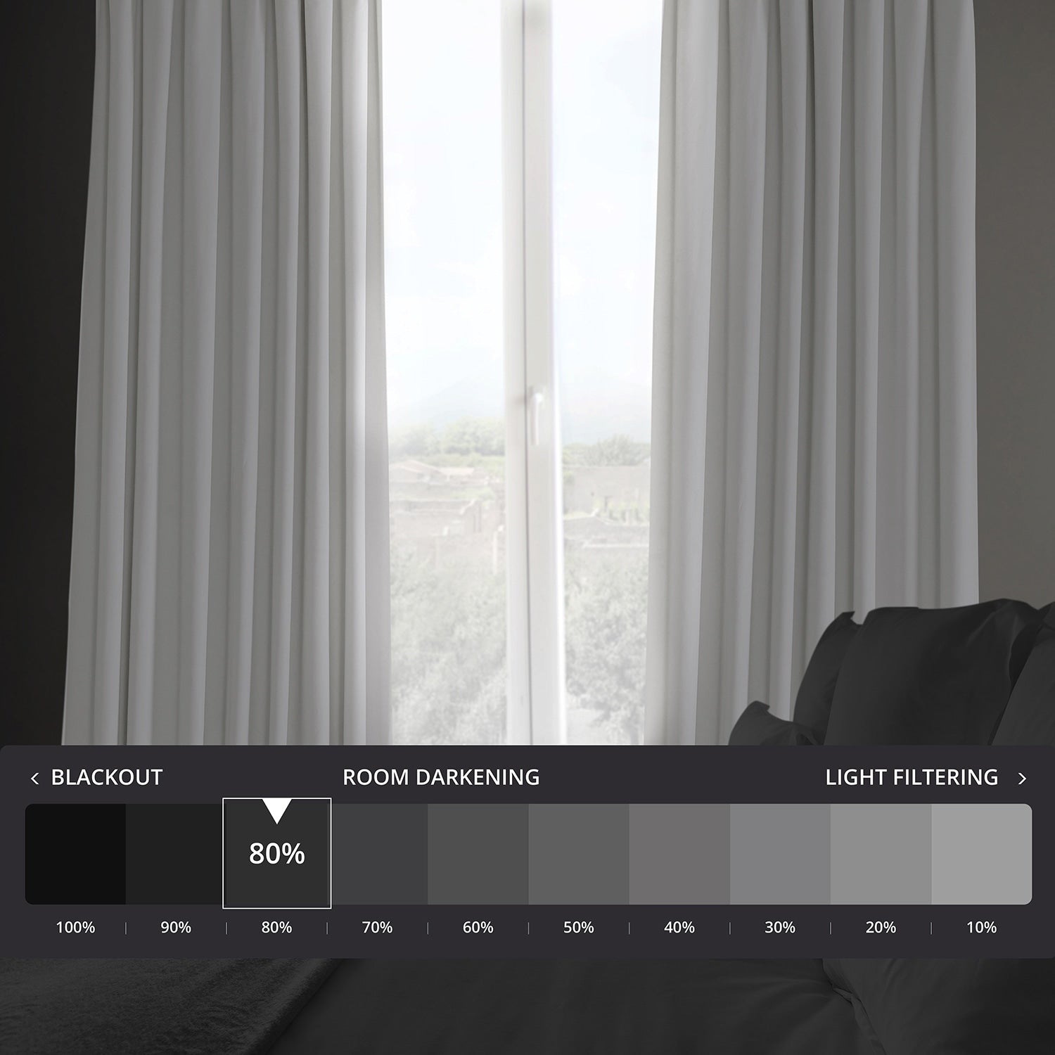 Rideau occultant extra large en velours moelleux Heritage de Exclusive Fabrics (1 panneau)