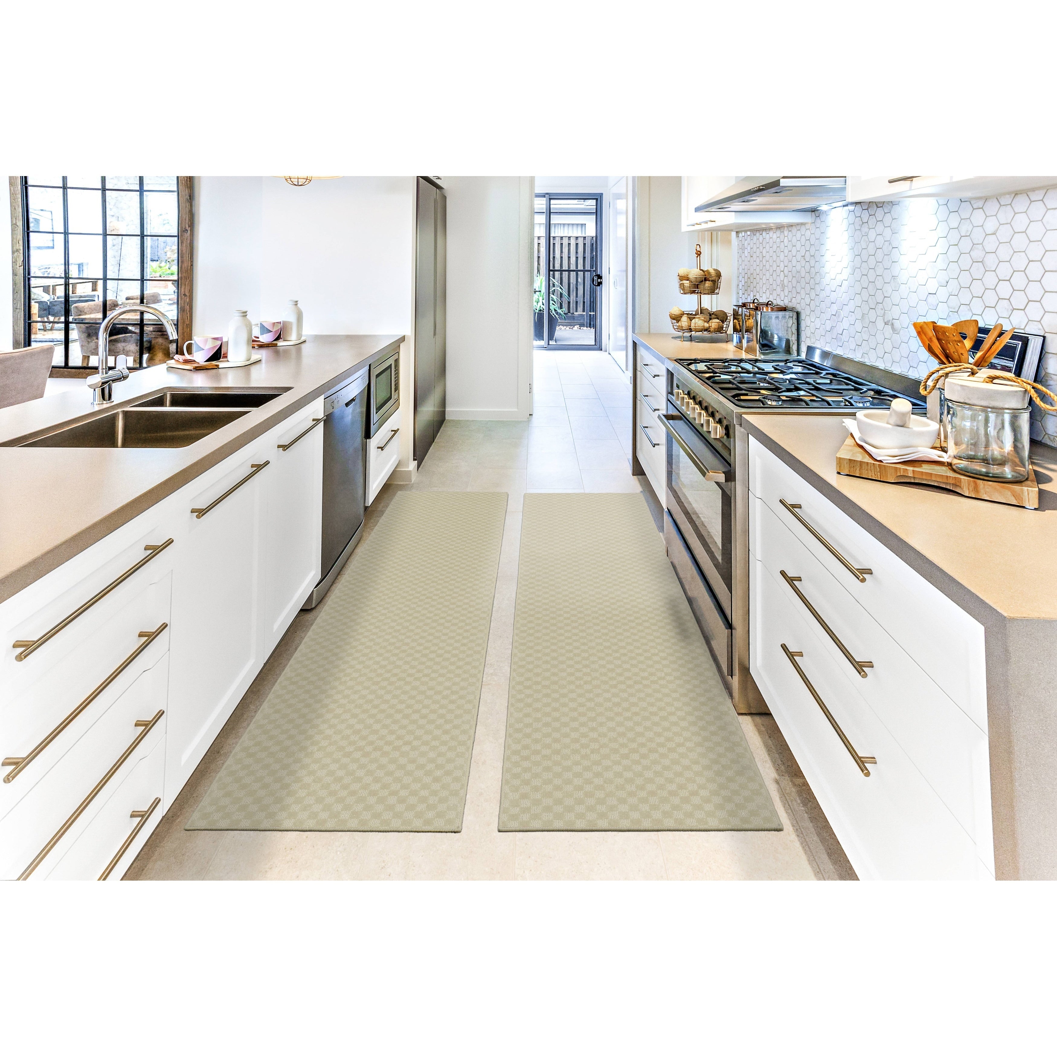 Tapis d'intérieur uni Garland Rug Medallion