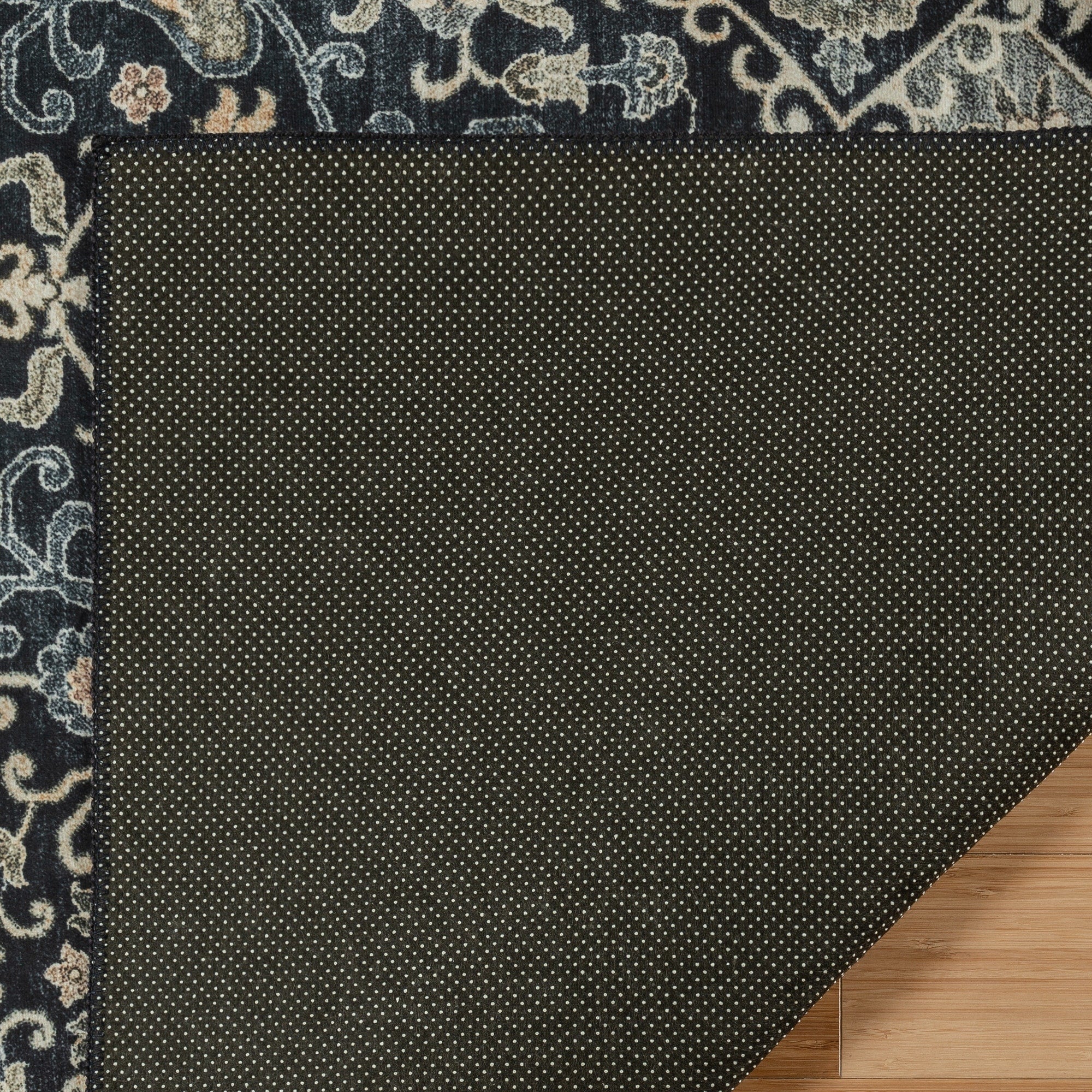 Tapis antidérapant lavable en polyester à poils plats imprimé numériquement par Gertmenian Crystal Print