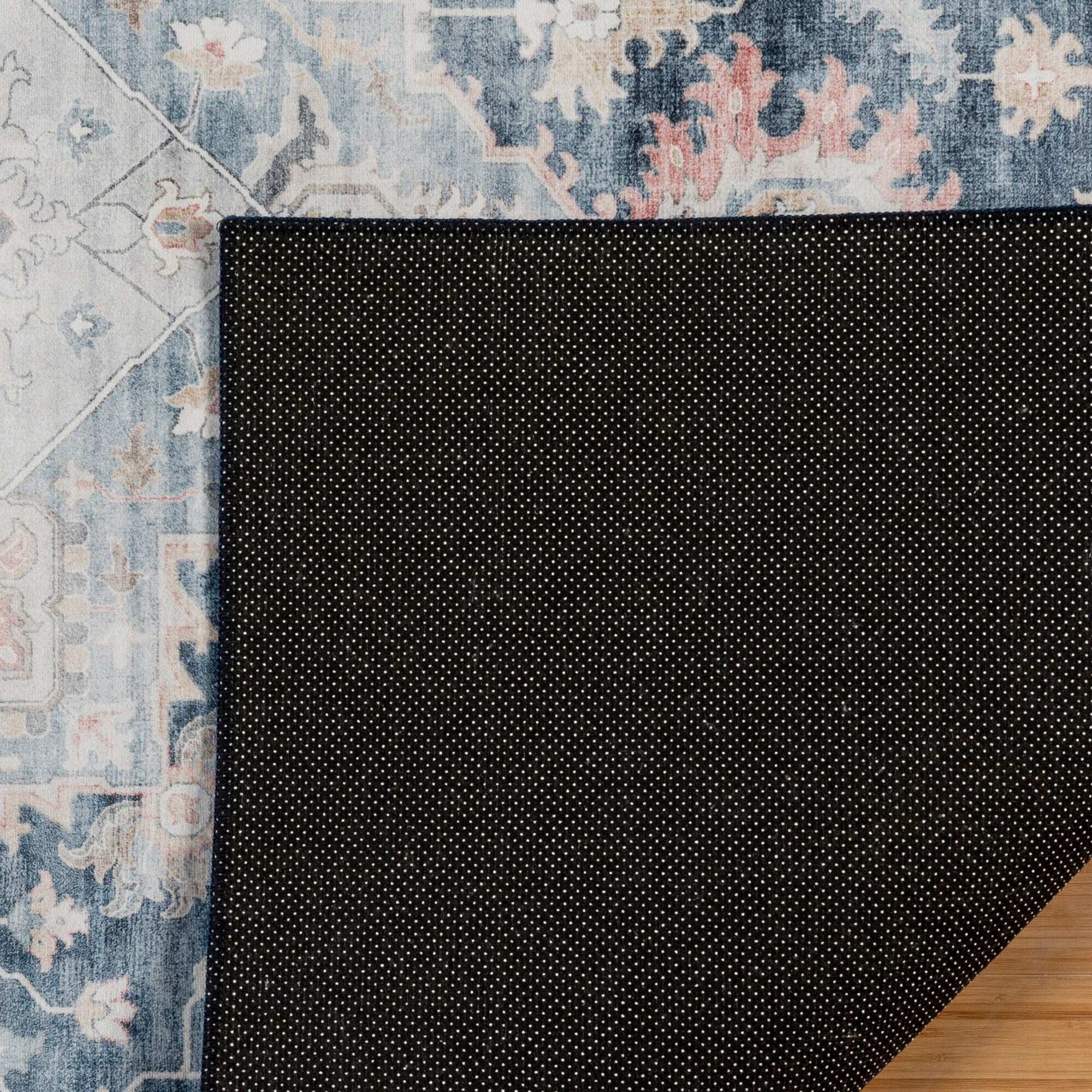 Tapis antidérapant lavable en polyester à poils plats imprimé numériquement par Gertmenian Crystal Print