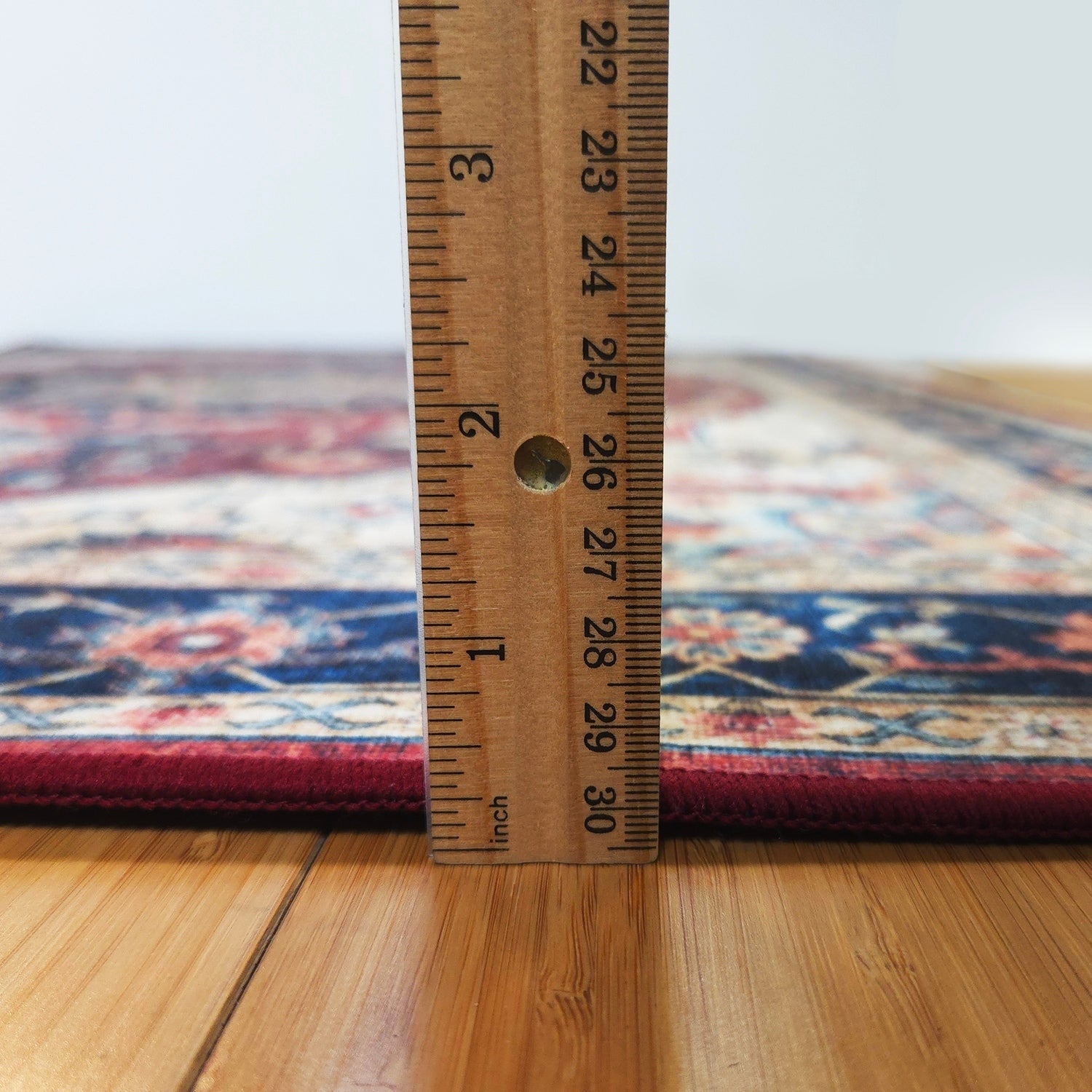 Tapis antidérapant lavable en polyester à poils plats imprimé numériquement par Gertmenian Crystal Print