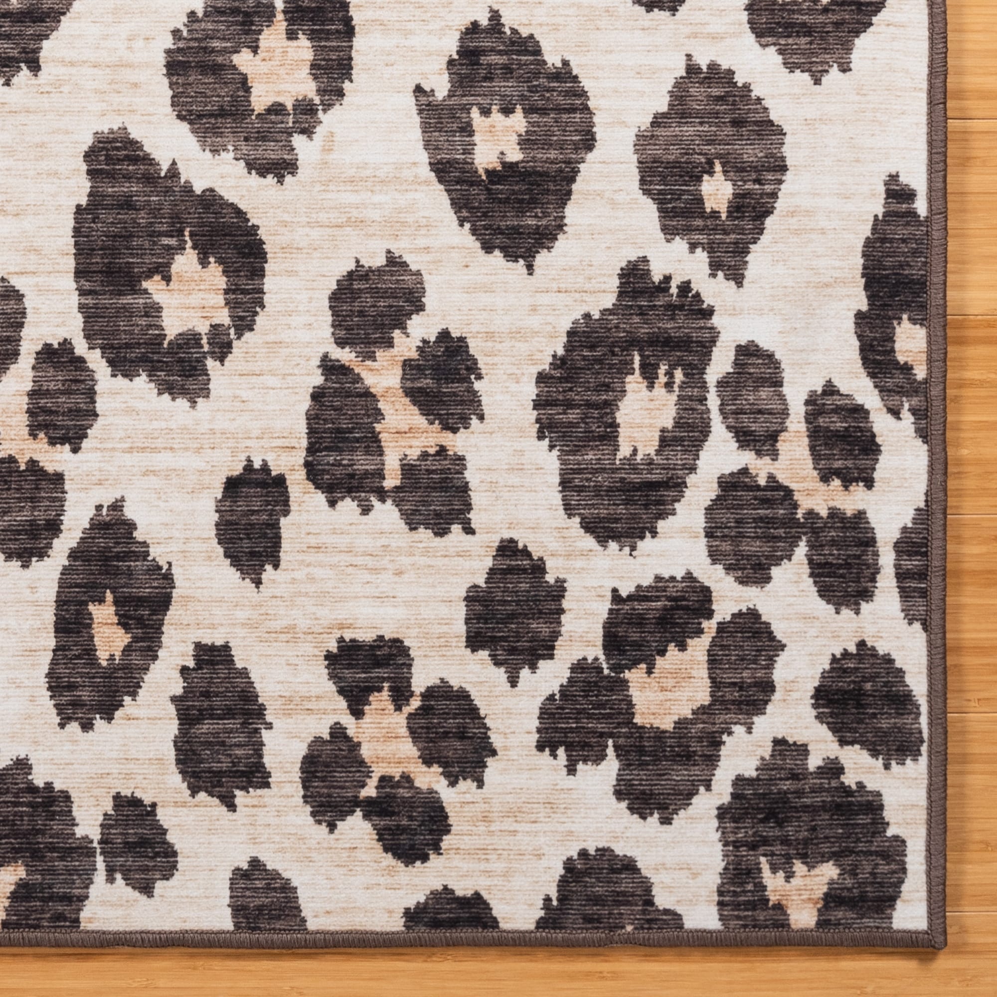 Tapis antidérapant lavable en polyester à poils plats imprimé numériquement par Gertmenian Crystal Print