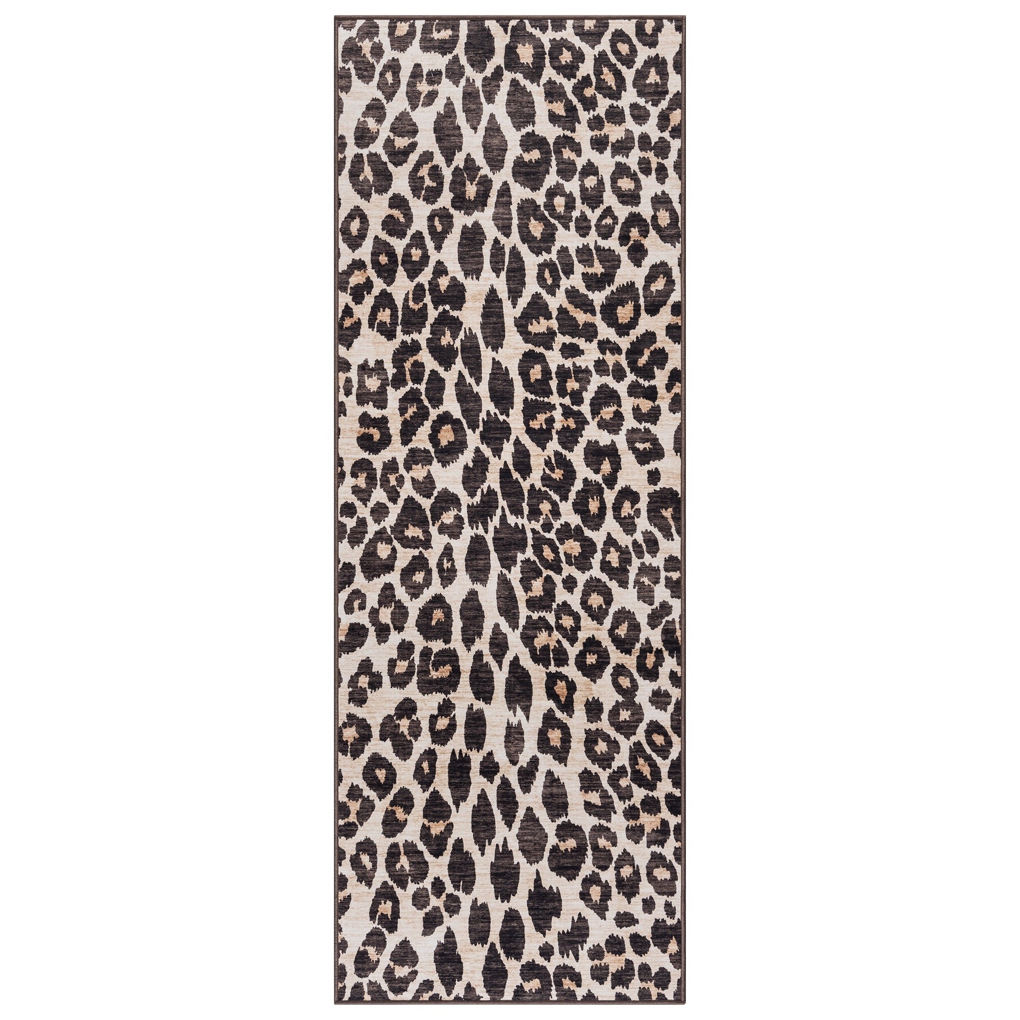 Tapis antidérapant lavable en polyester à poils plats imprimé numériquement par Gertmenian Crystal Print