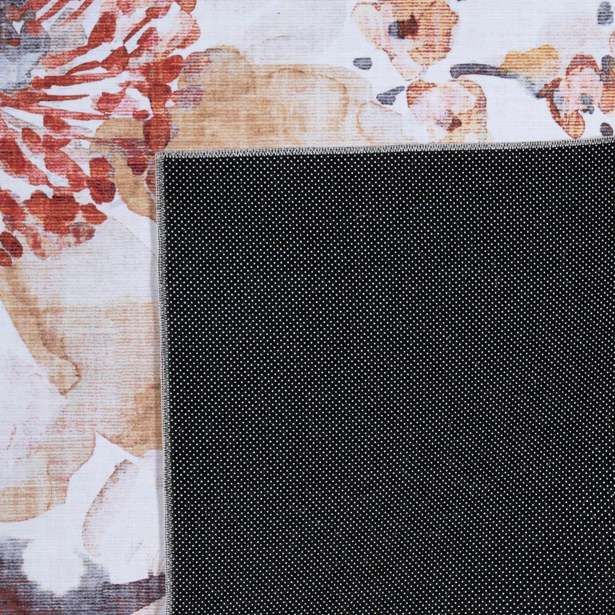 Tapis antidérapant lavable en polyester à poils plats imprimé numériquement par Gertmenian Crystal Print