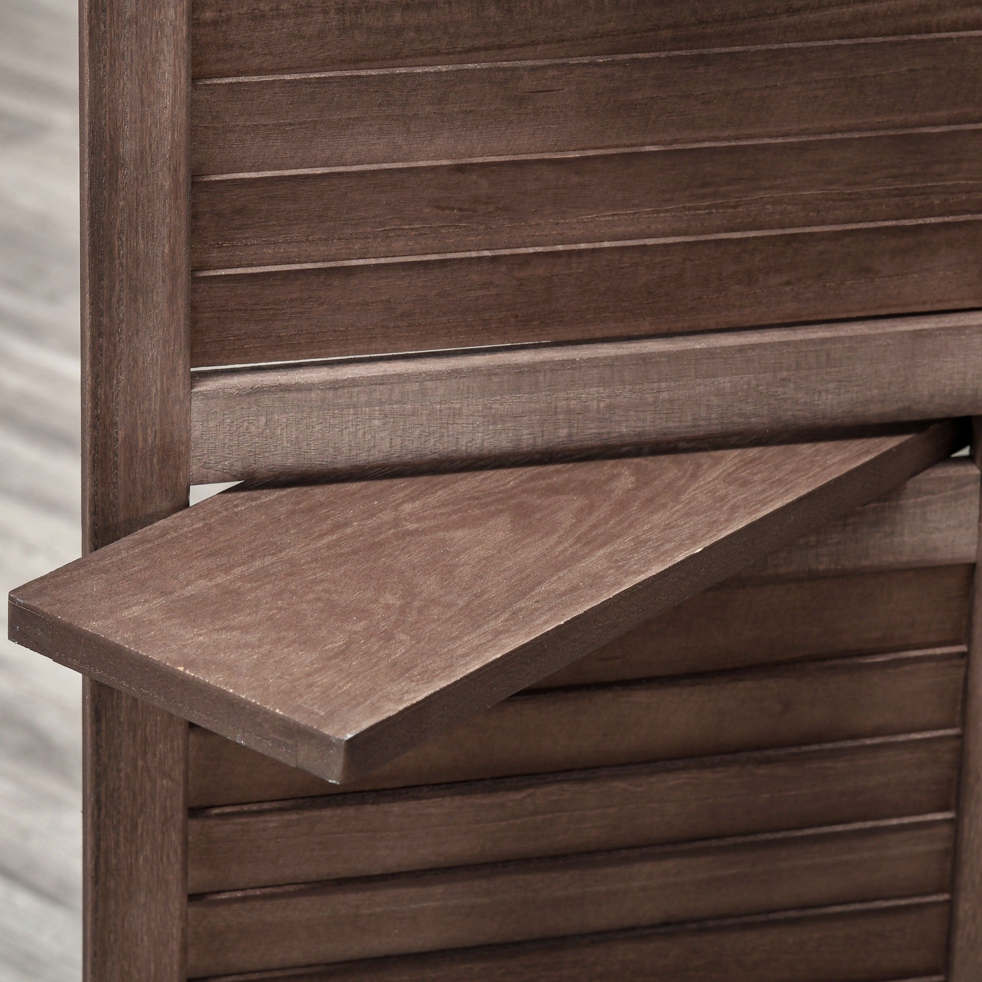 HOMCOM Cloison de séparation pliable à 4 panneaux, 1,6 m de haut, écran de confidentialité autoportant pour chambre à coucher intérieure - 63,75 x 0,75 x 67