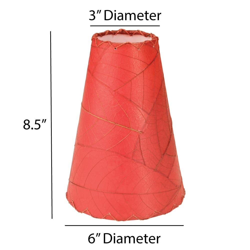 Applique murale Gecko faite main Eangee, abat-jour feuilles de cacao, 40,6 x 18,8 x 61 cm - 40,6 x 18,8 x 61 cm