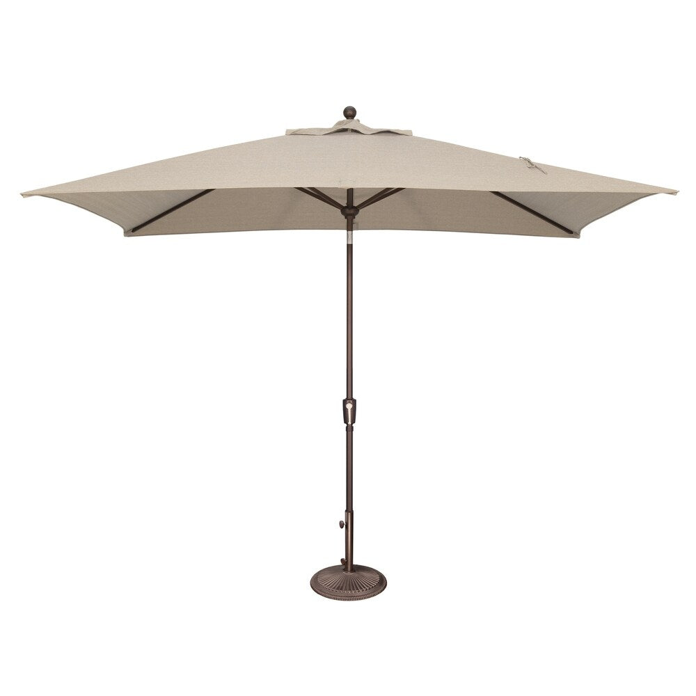 Parasol inclinable rectangulaire à bouton-poussoir SimplyShade Catalina de 10 pieds