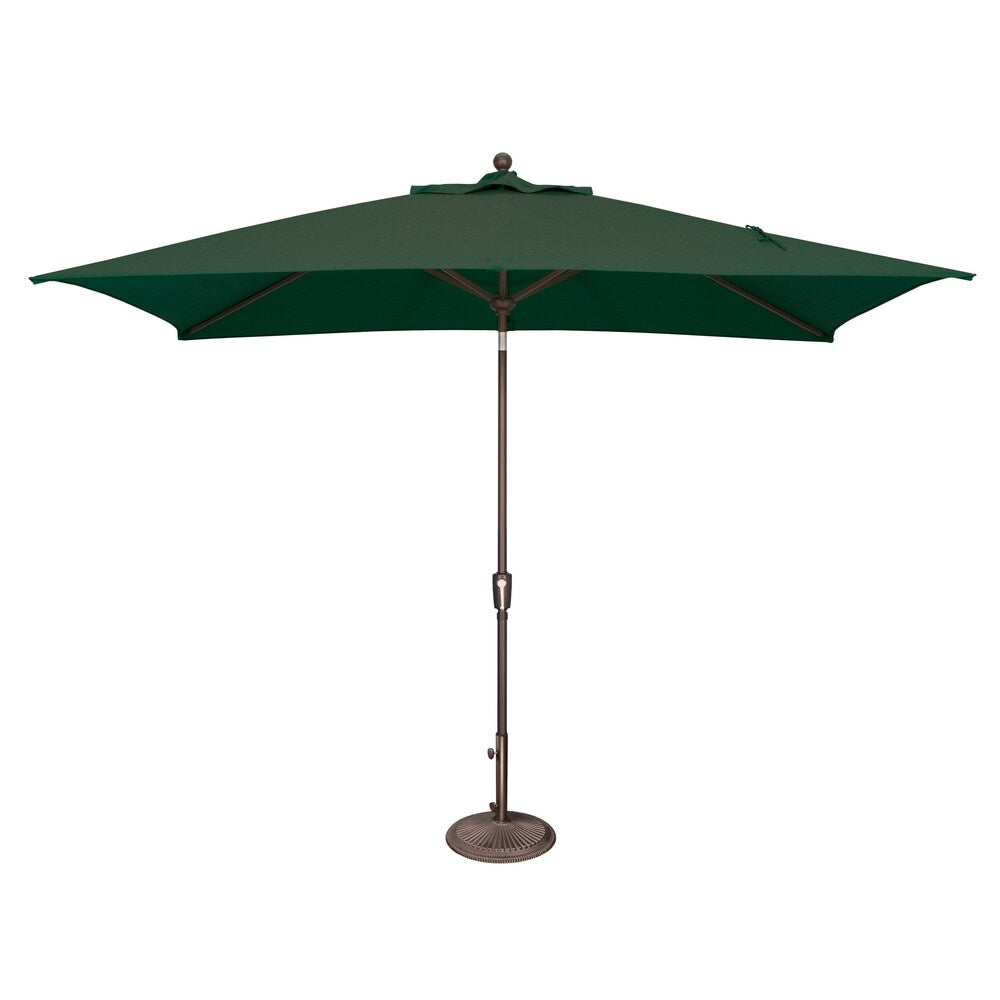 Parasol inclinable rectangulaire à bouton-poussoir SimplyShade Catalina de 10 pieds
