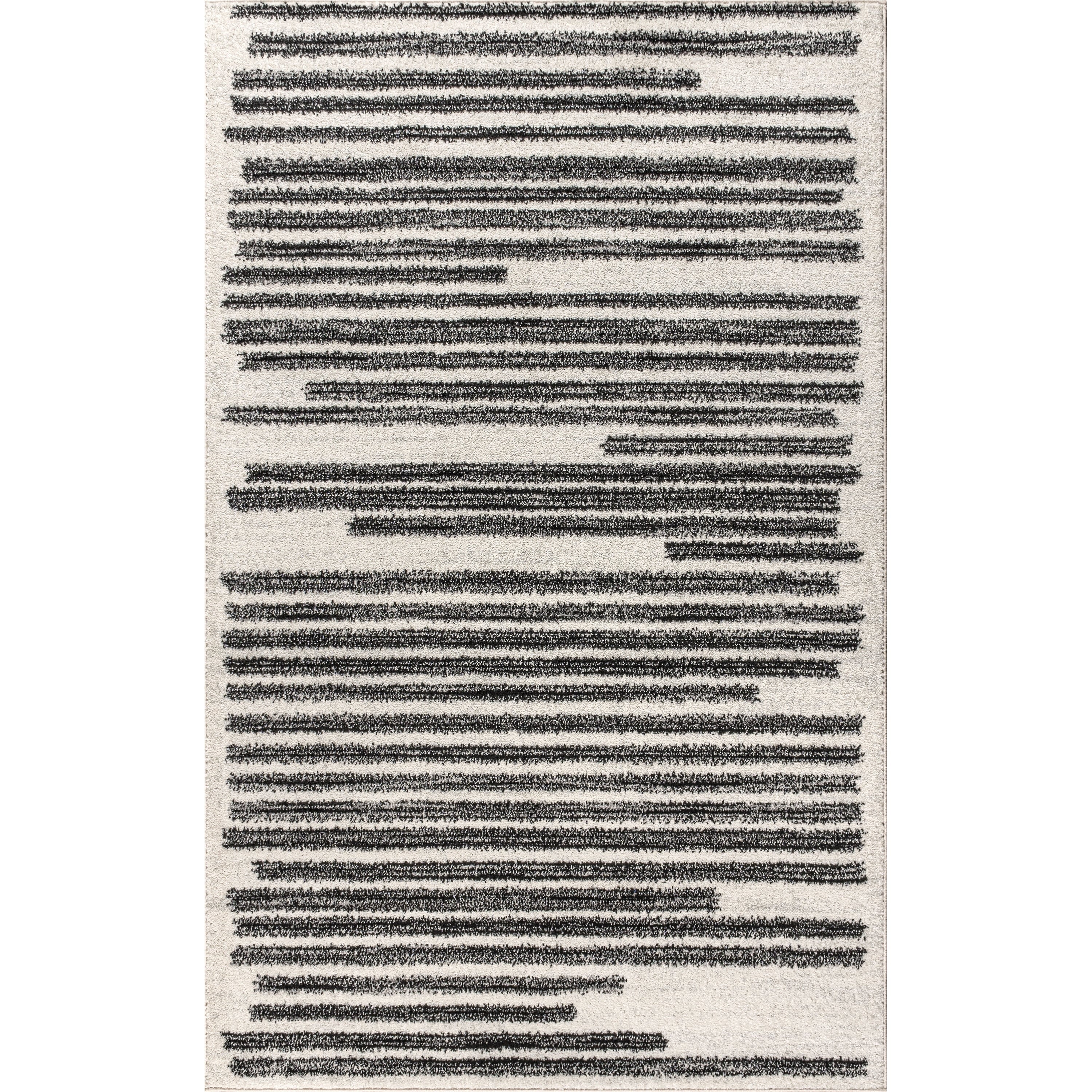 JONATHAN Y Tapis moderne à rayures berbères Aksil