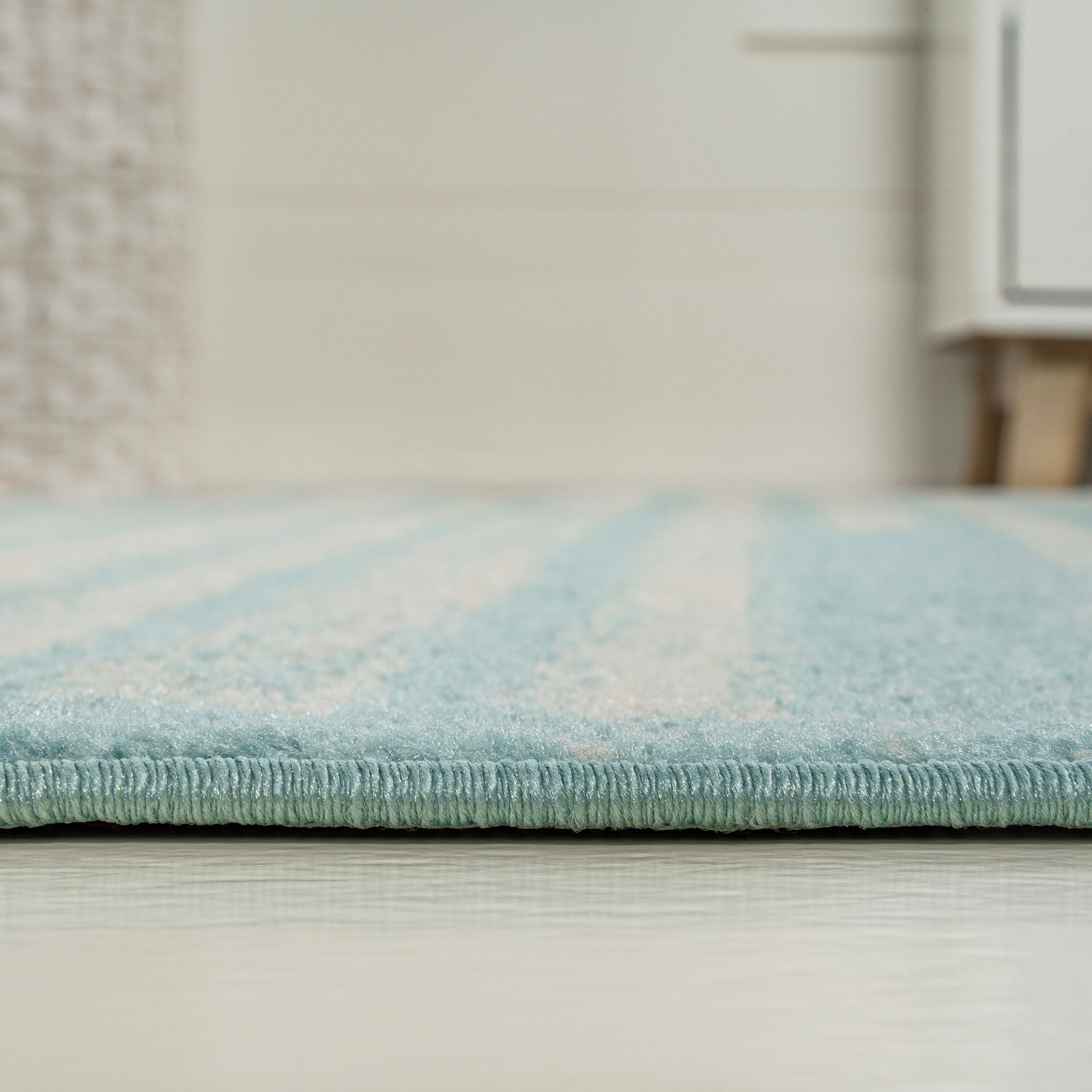 JONATHAN Y Tapis moderne à rayures berbères Aksil