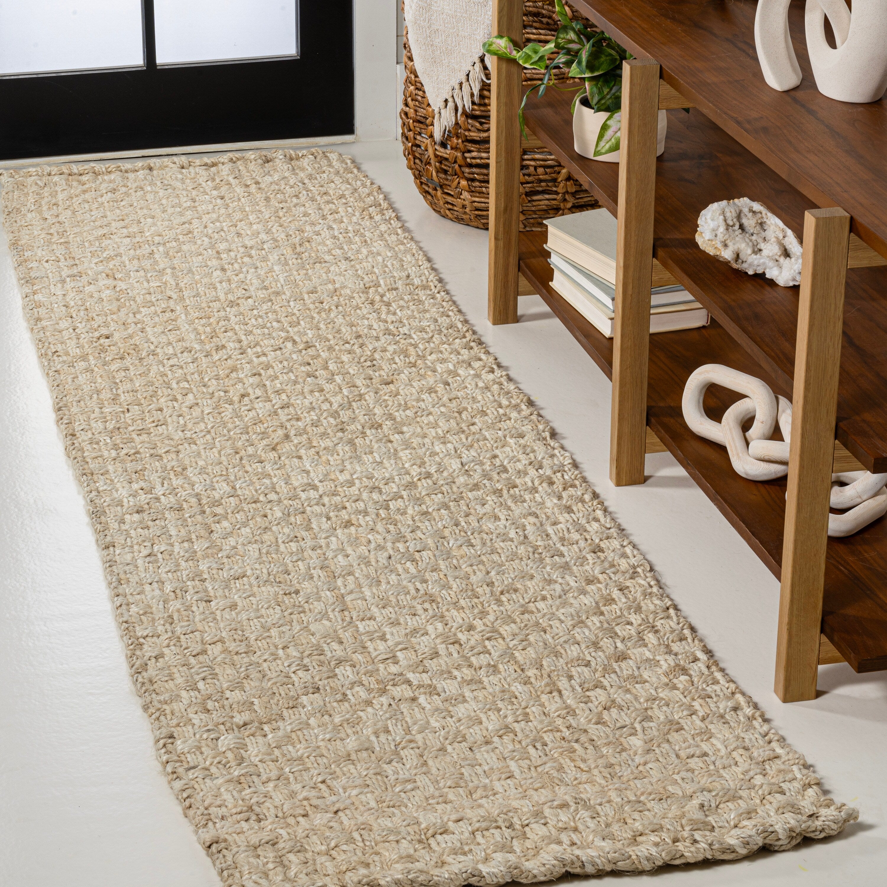 Tapis en jute épais tissé à la main JONATHAN Y Hiro