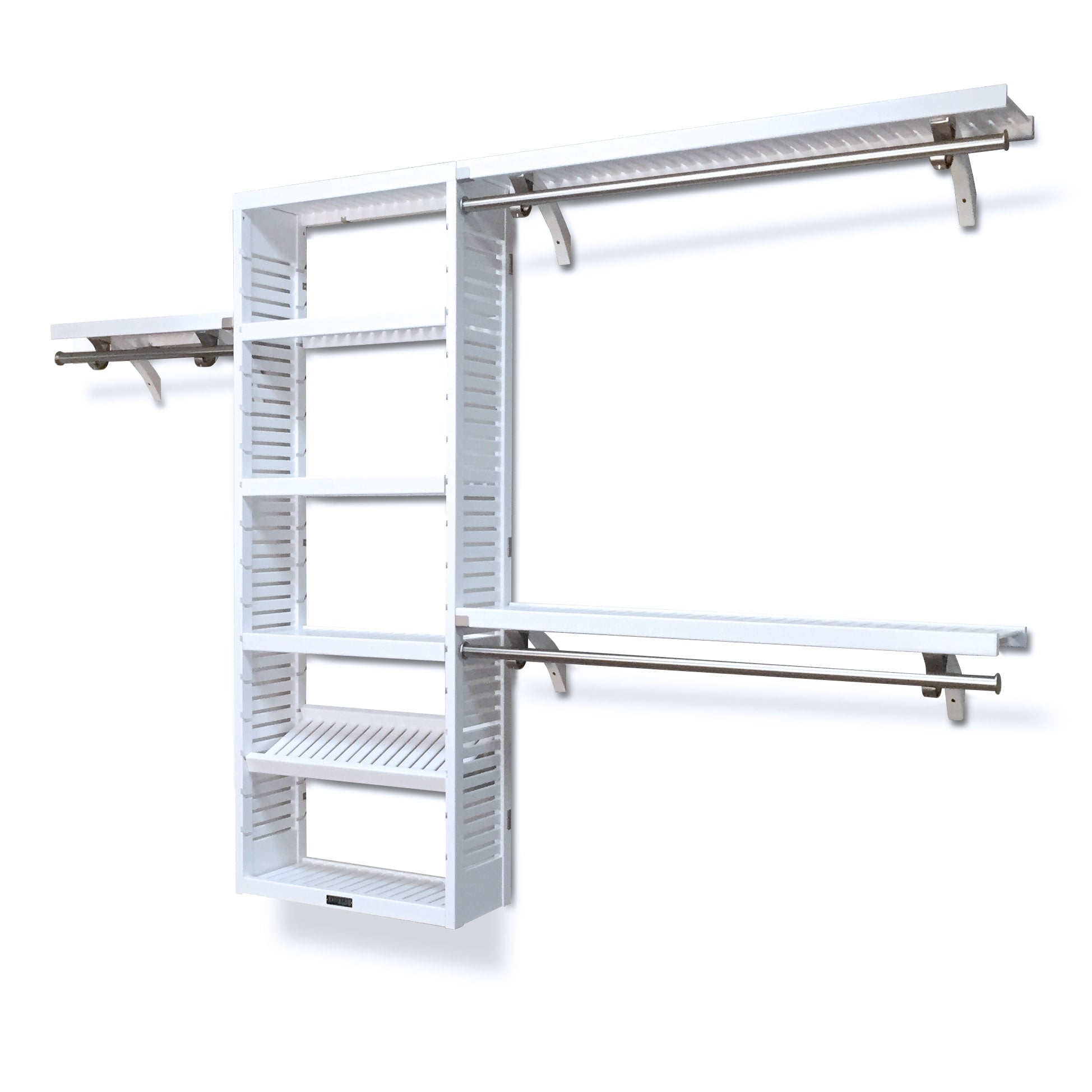 Système de placard en bois massif John Louis Home blanc