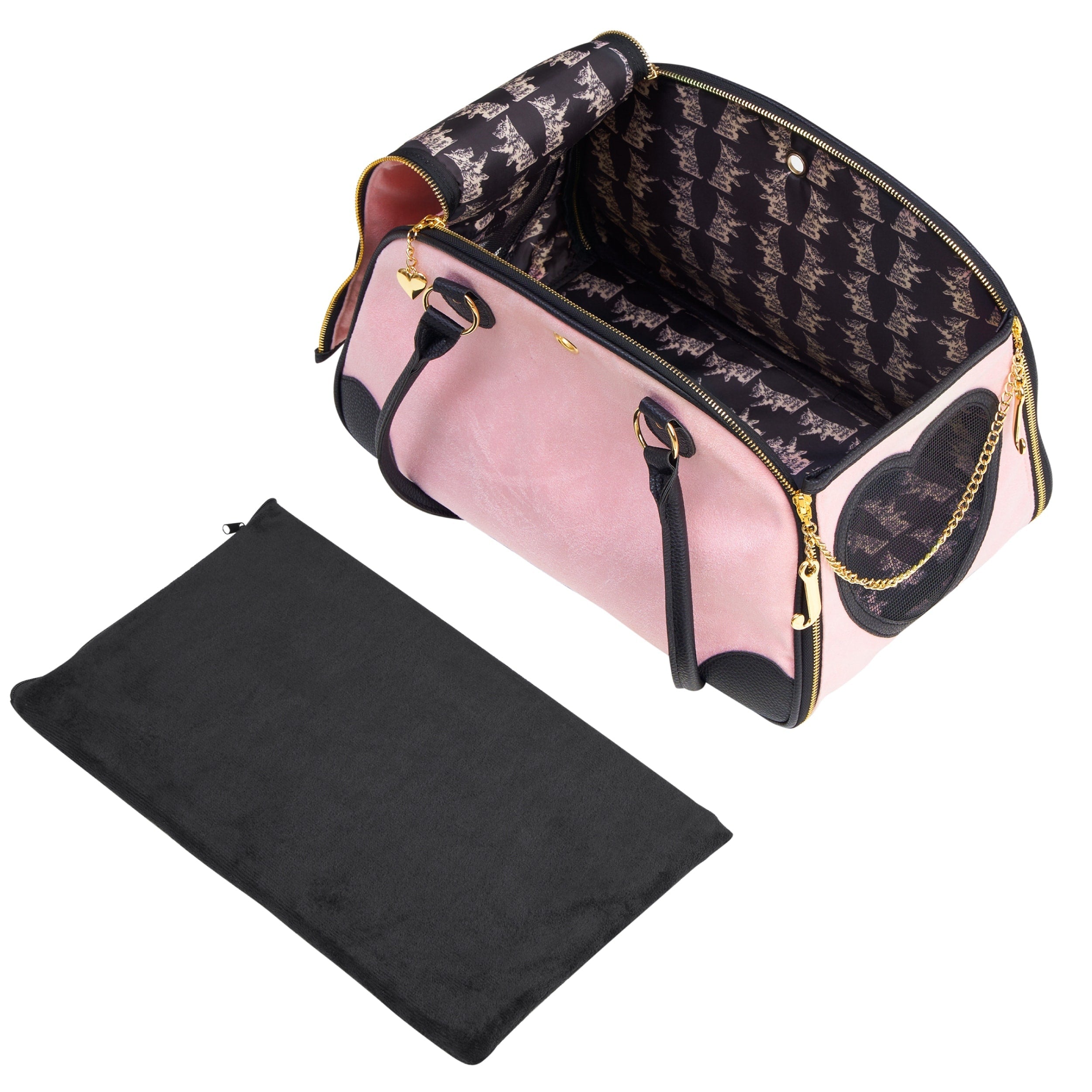 Sac de transport pour animaux de compagnie Juicy Couture Give Me Treats - Sac de voyage élégant