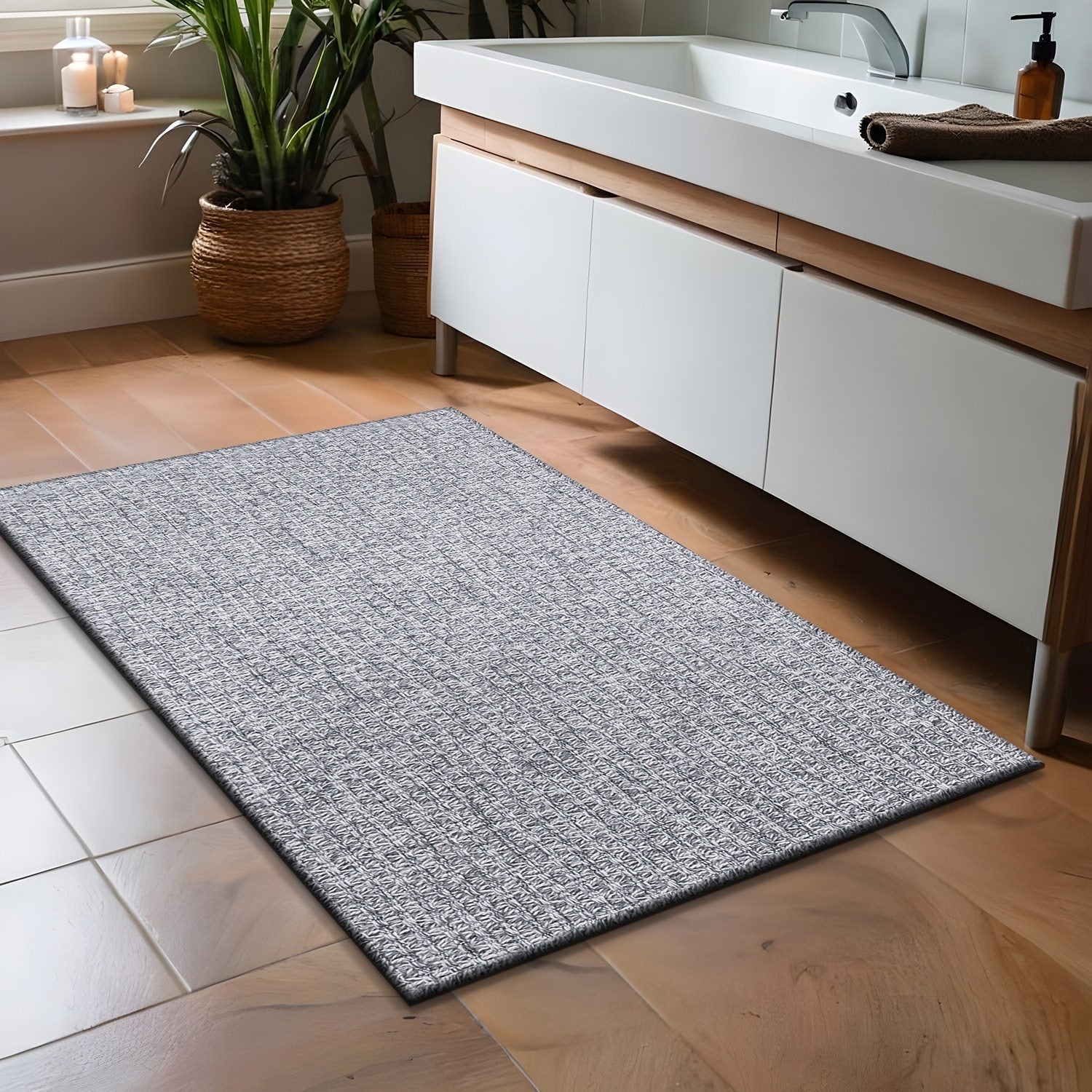 Tapis Beverly Rug en jute facile à nettoyer et ne perd pas ses poils