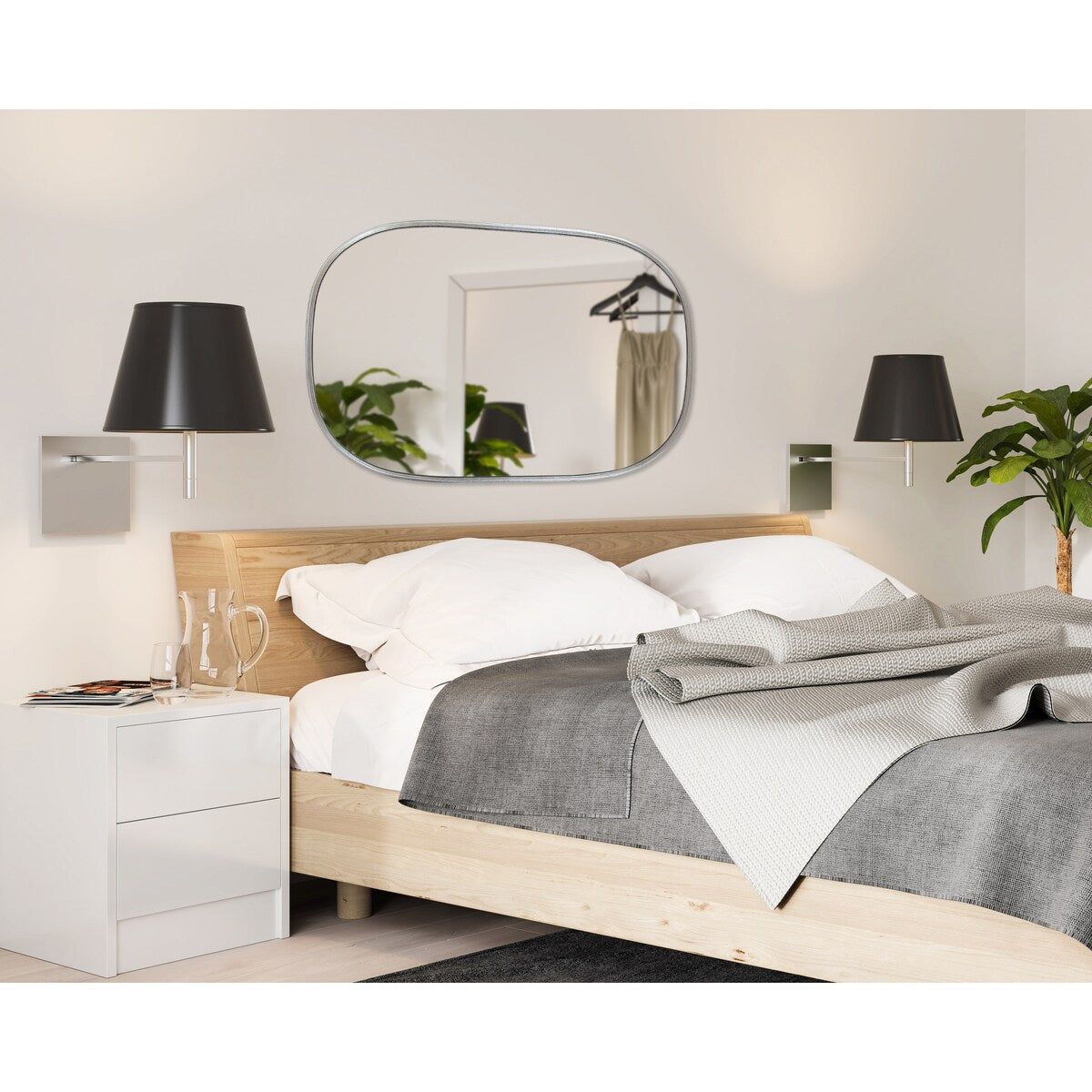 Miroir mural encadré Kate et Laurel Caskill