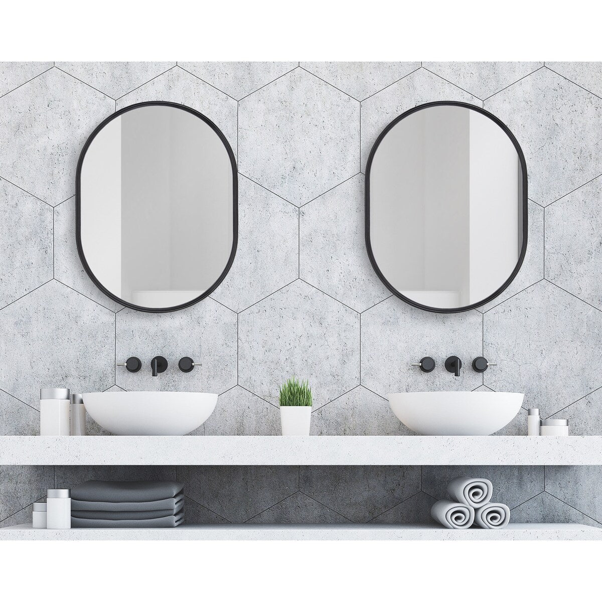 Miroir mural encadré Kate et Laurel Caskill