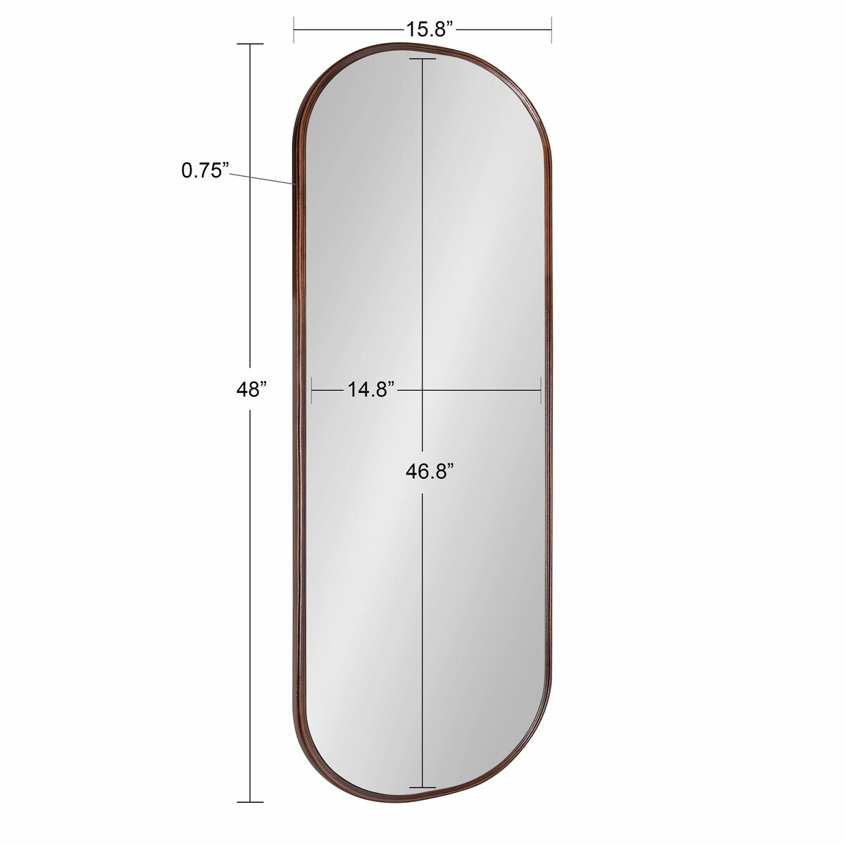 Miroir mural encadré Kate et Laurel Caskill