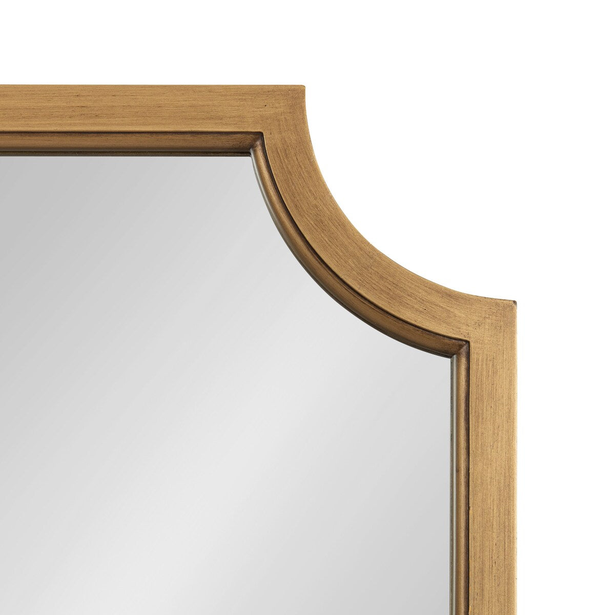 Miroir encadré en bois festonné Kate et Laurel Hogan