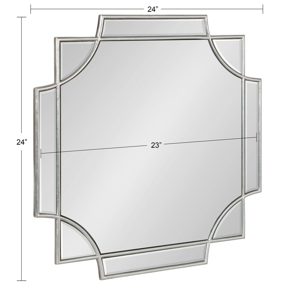 Miroir mural décoratif traditionnel encadré Kate et Laurel Minuette