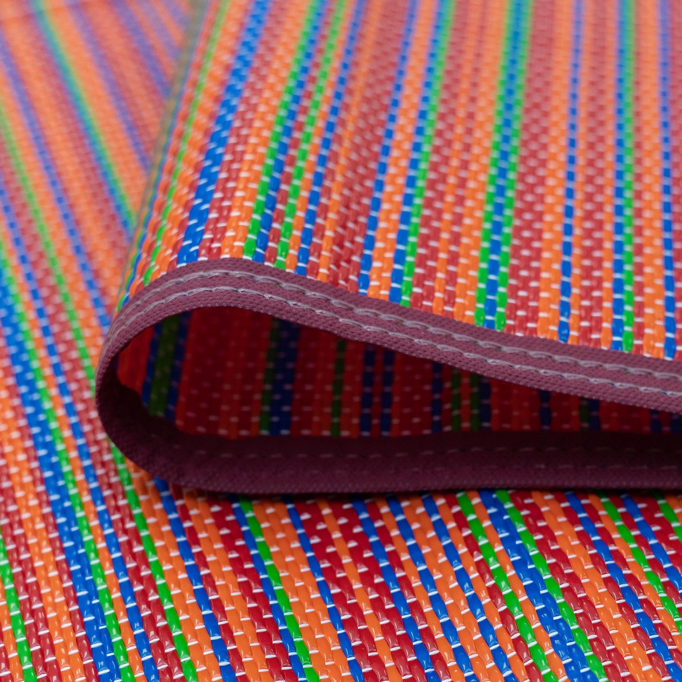 Tapis d'intérieur et d'extérieur à rayures de plage Lalune