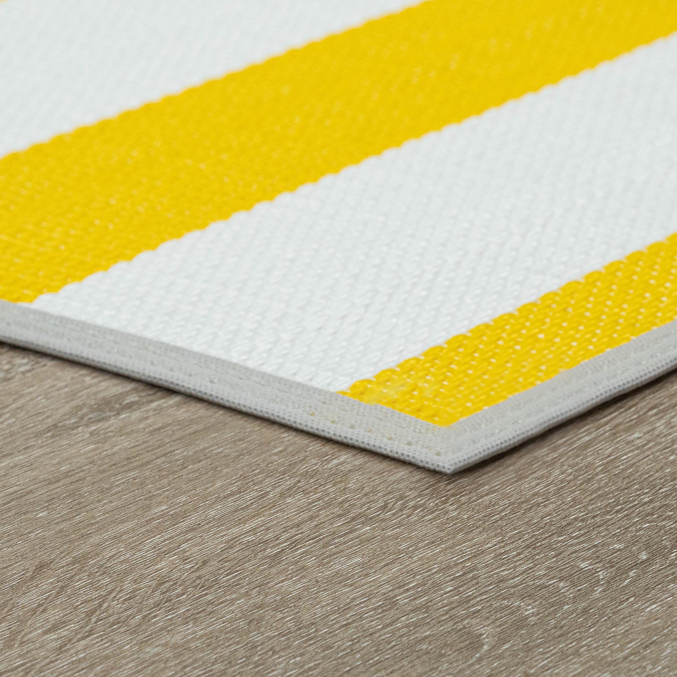 Tapis d'intérieur et d'extérieur à rayures de plage Lalune