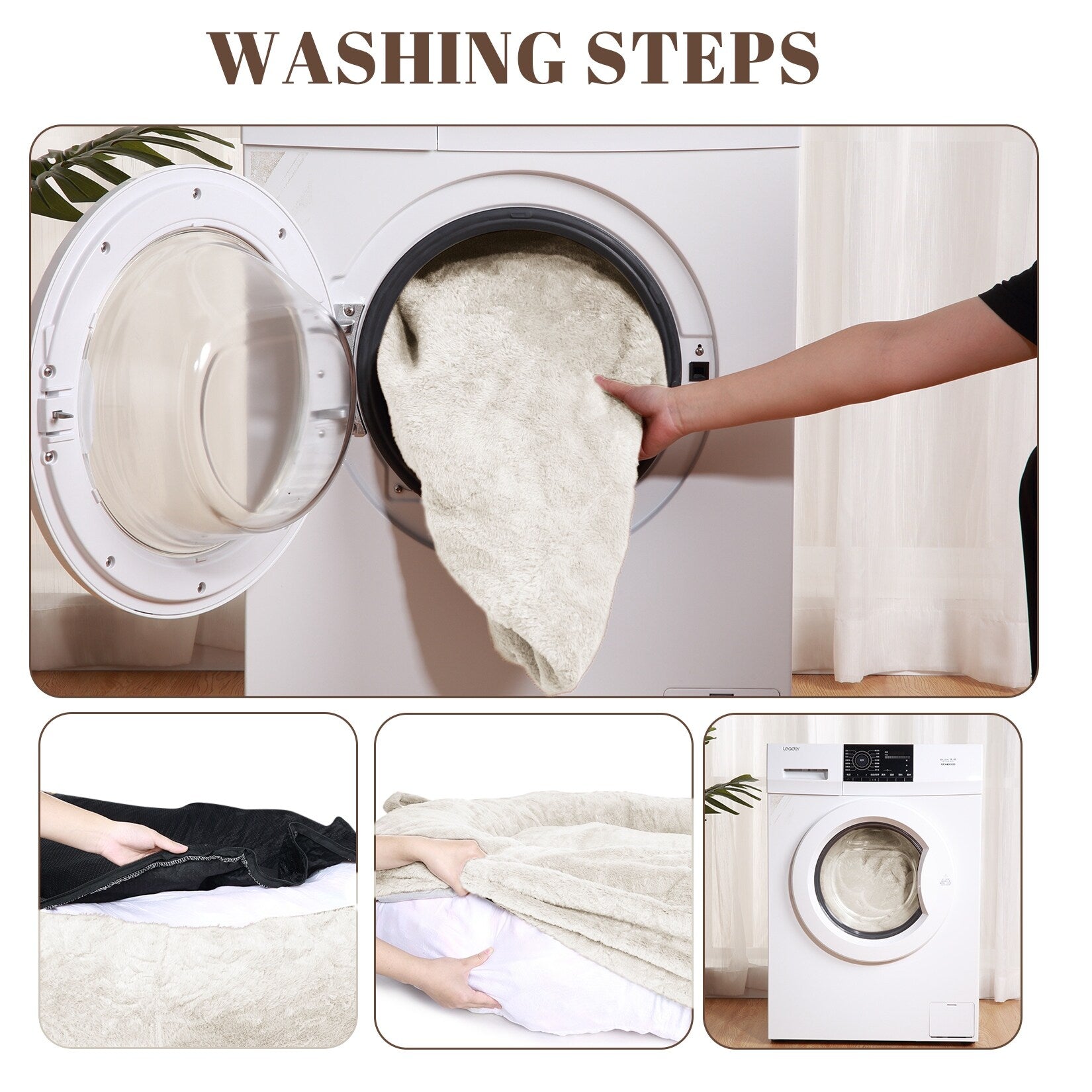 Lit géant pour chien (71 x 48 x 14 cm) - Grand lit pour chien (adultes) - Lavable