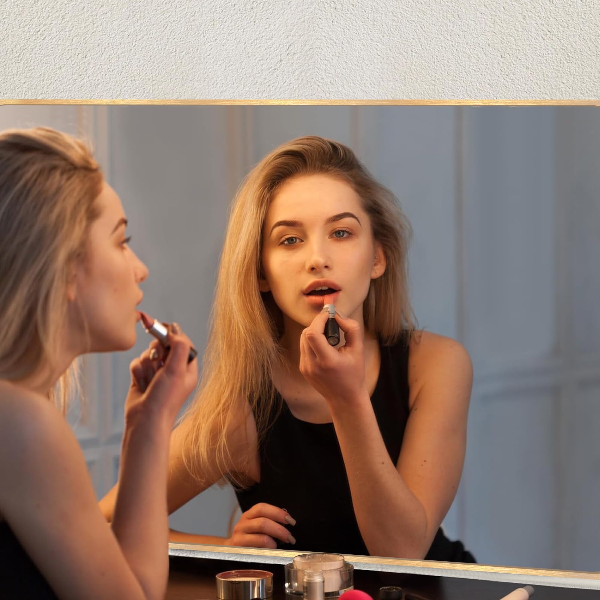 Miroir de sol moderne pleine longueur Miroir autoportant