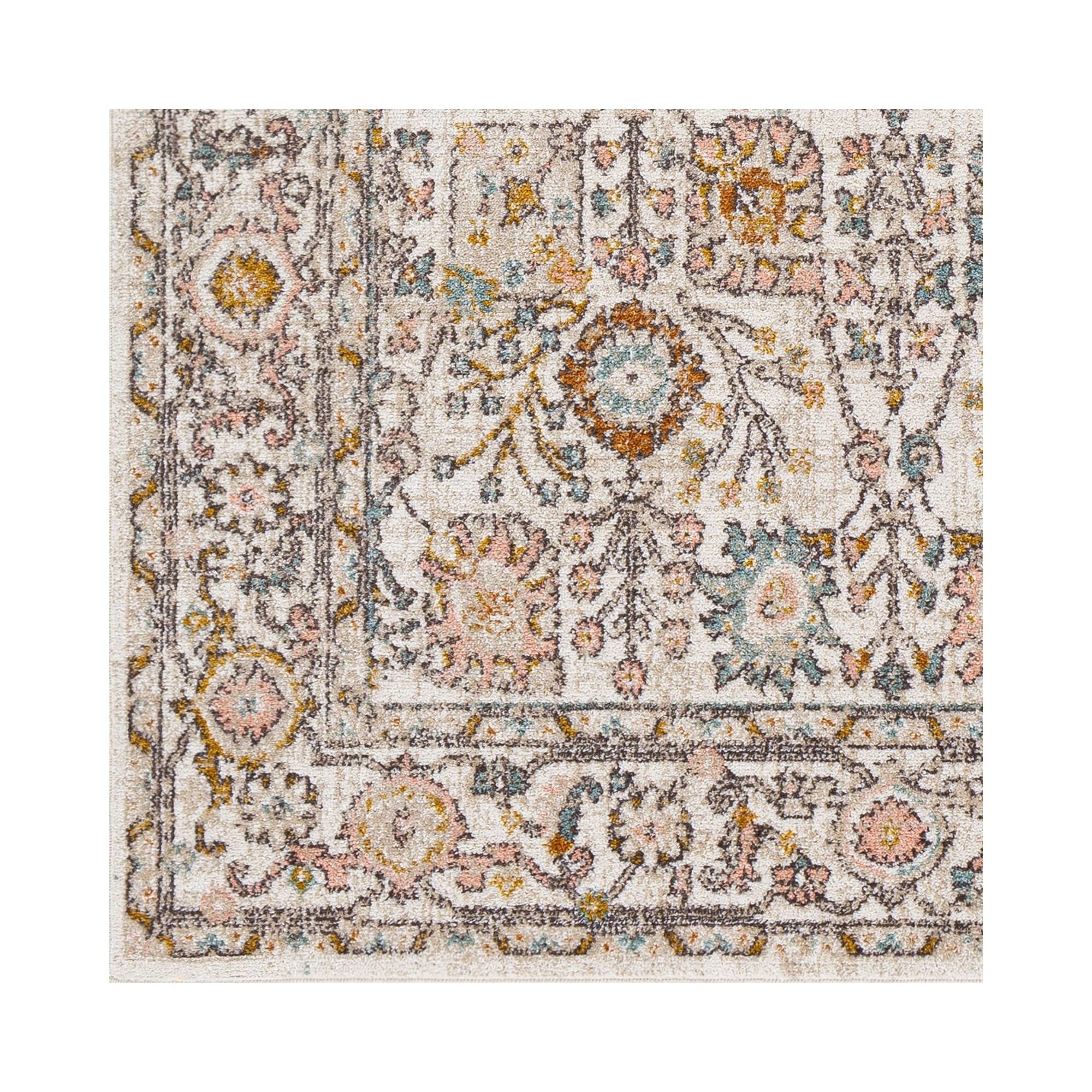 Tapis traditionnel floral et botanique Livabliss Ankara revisité