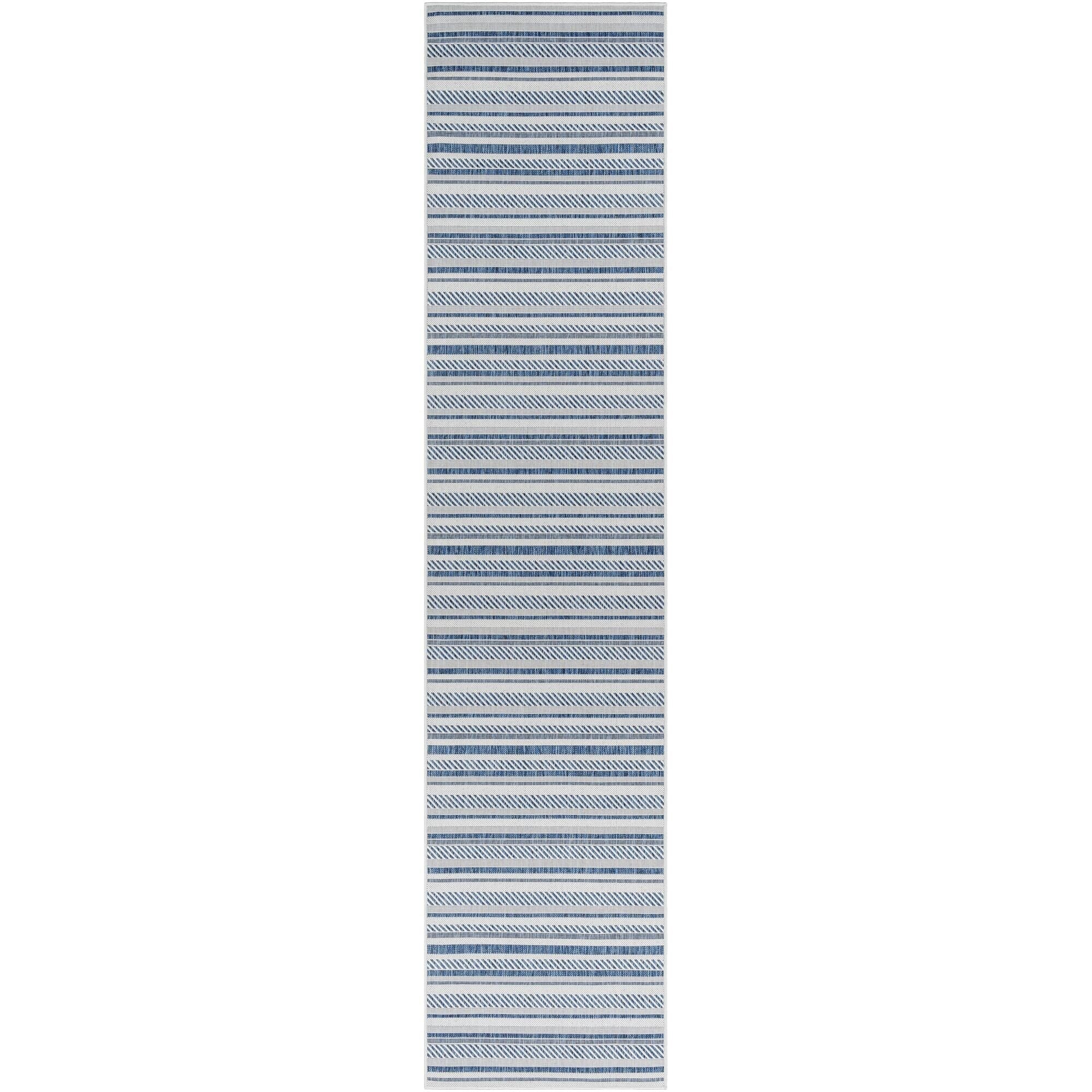 Tapis d'extérieur à rayures bohèmes Livabliss Eagean