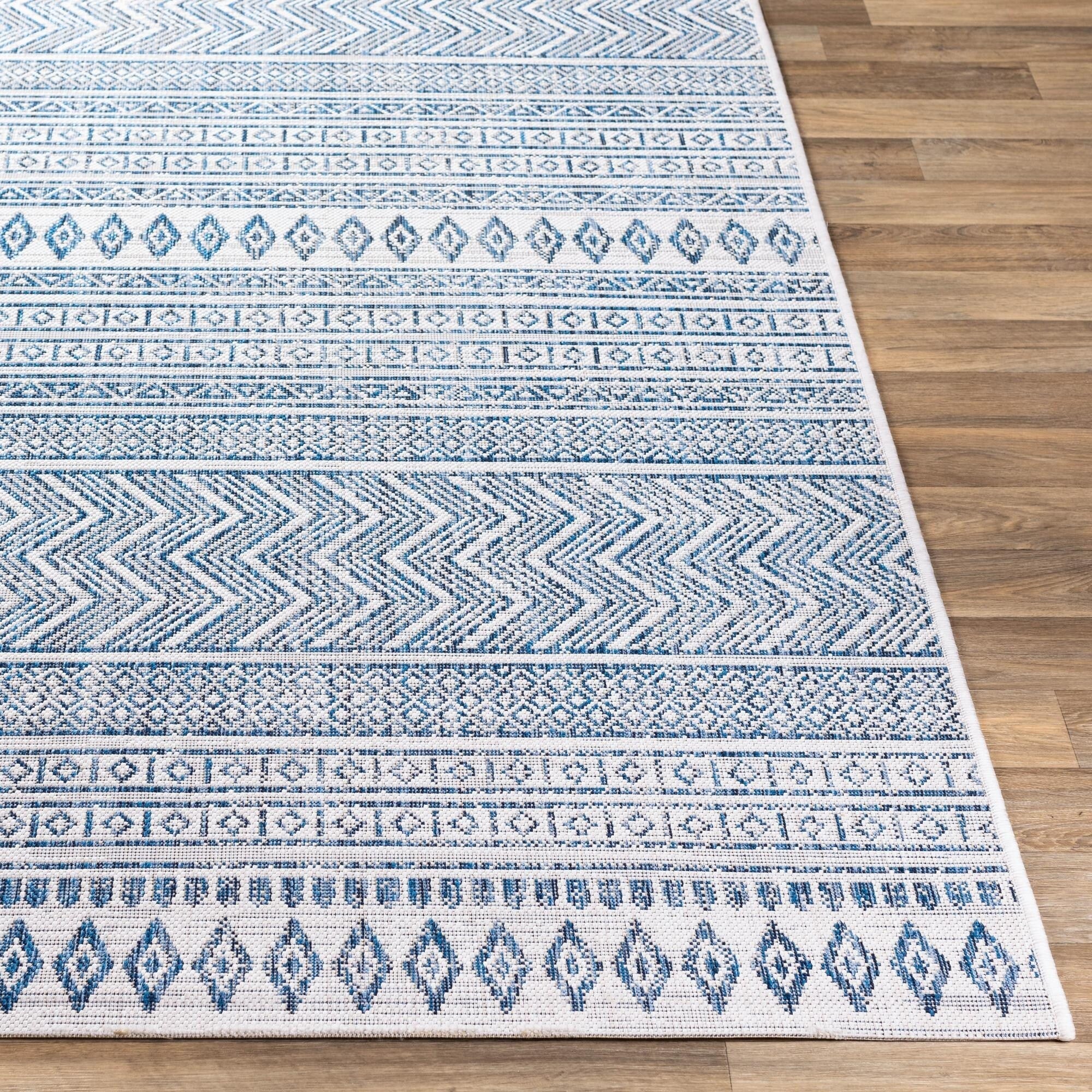 Tapis d'extérieur tribal bohème égéen Livabliss