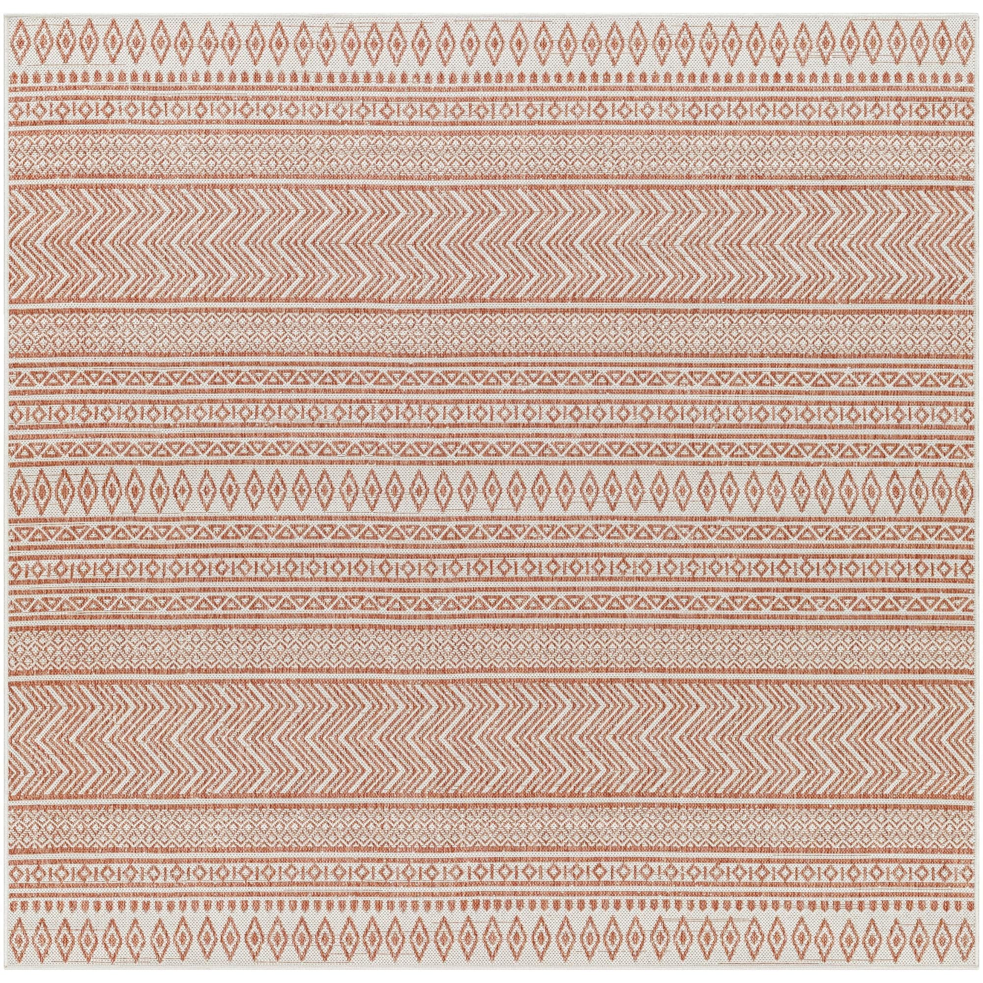 Tapis d'extérieur tribal bohème égéen Livabliss