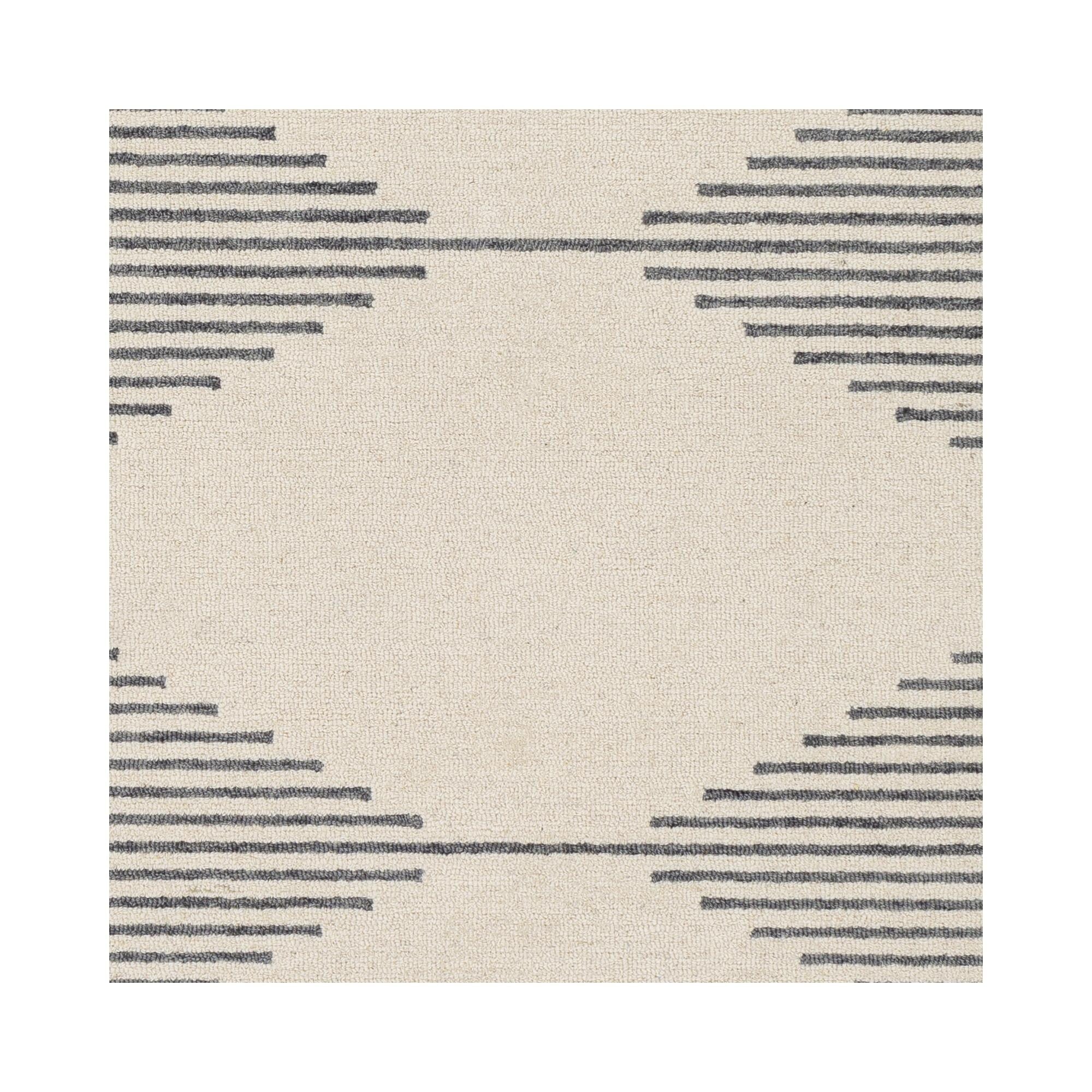 Tapis touffeté à la main minimaliste Livabliss Granada à motif losanges