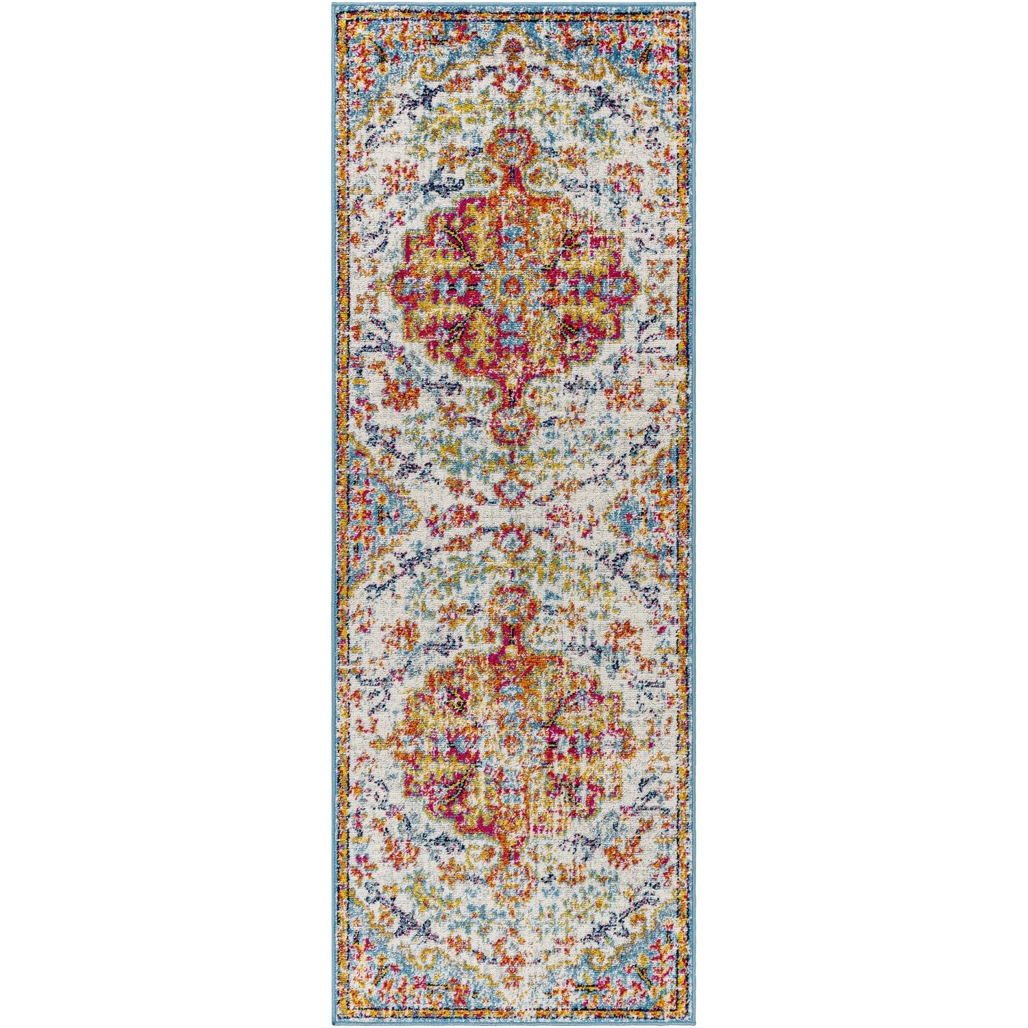 Tapis médaillon traditionnel Livabliss Harput revisité