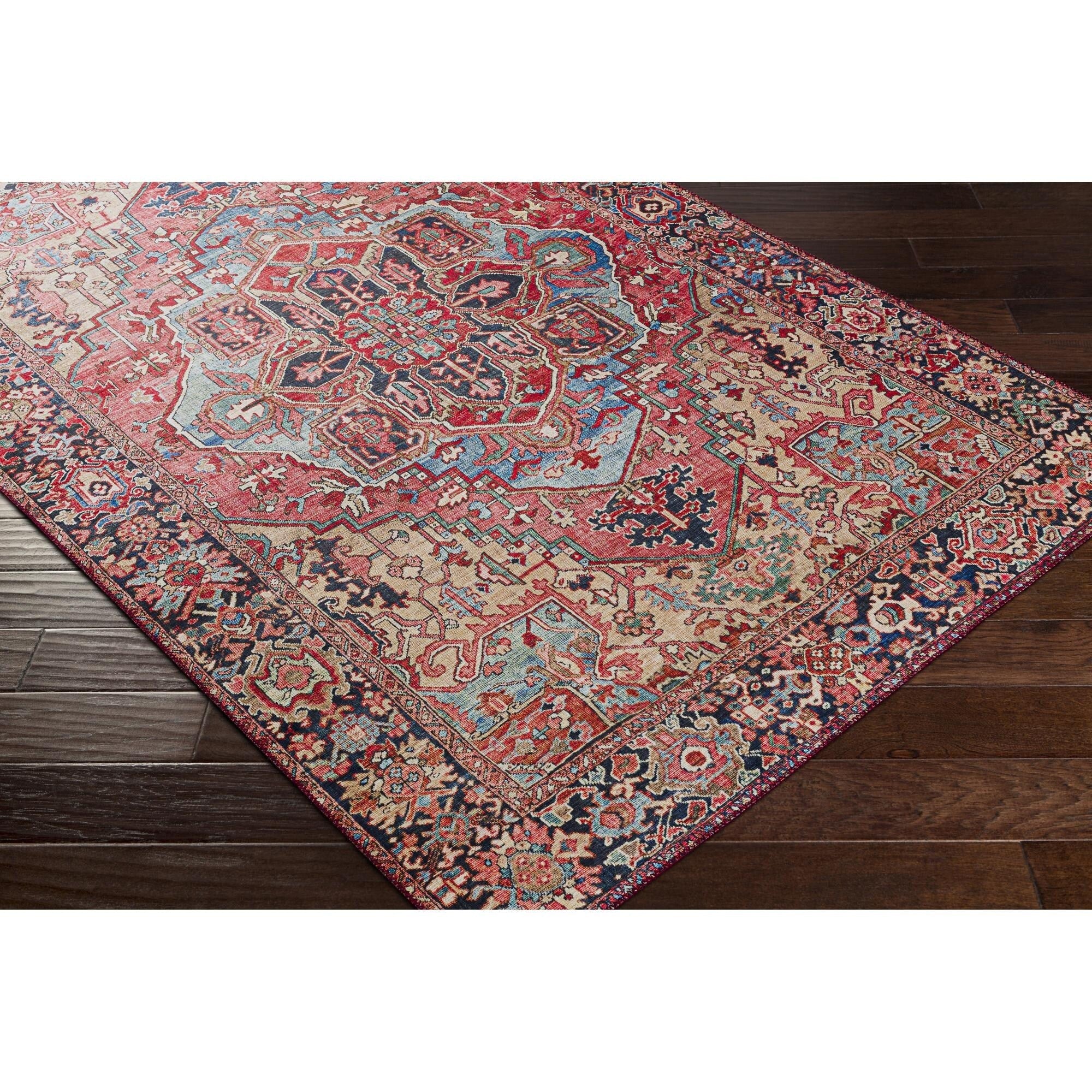 Tapis médaillon traditionnel Livabliss Iris revisité