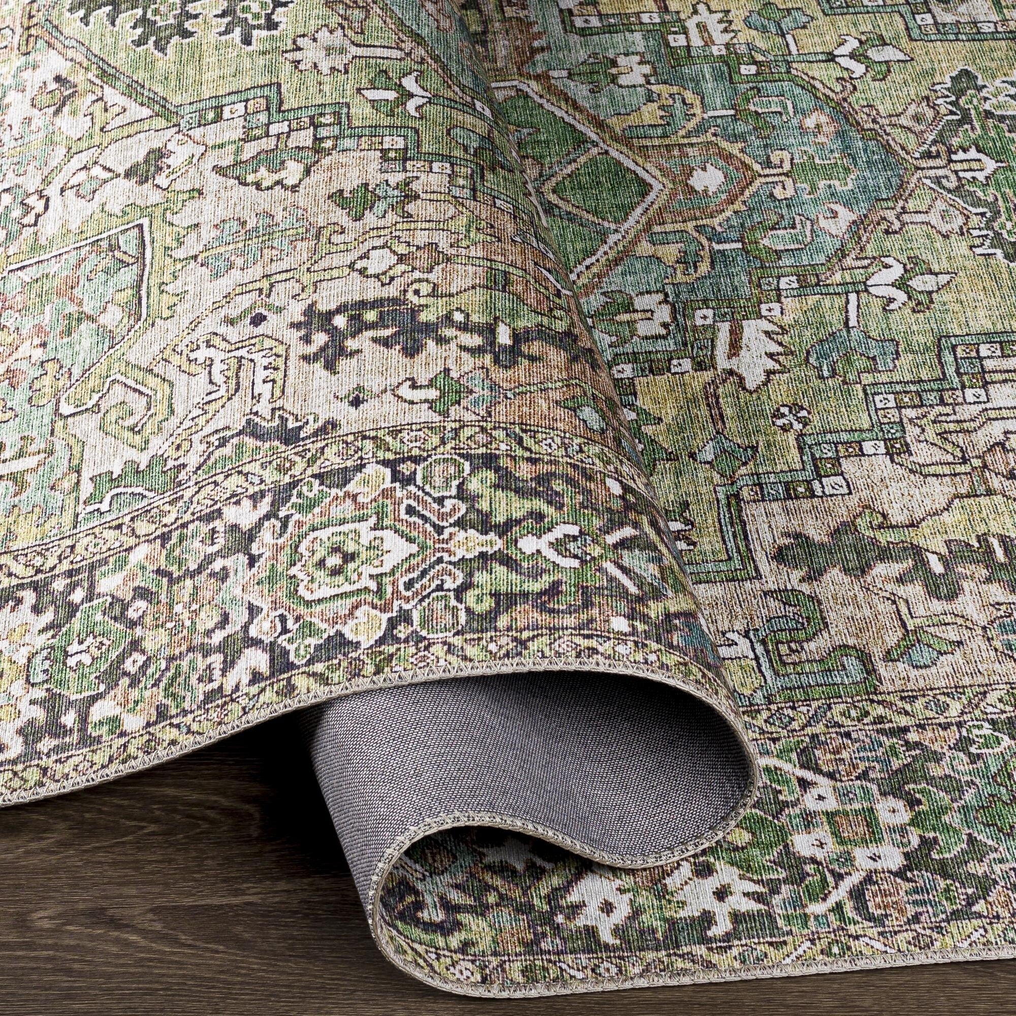 Tapis médaillon traditionnel Livabliss Iris revisité