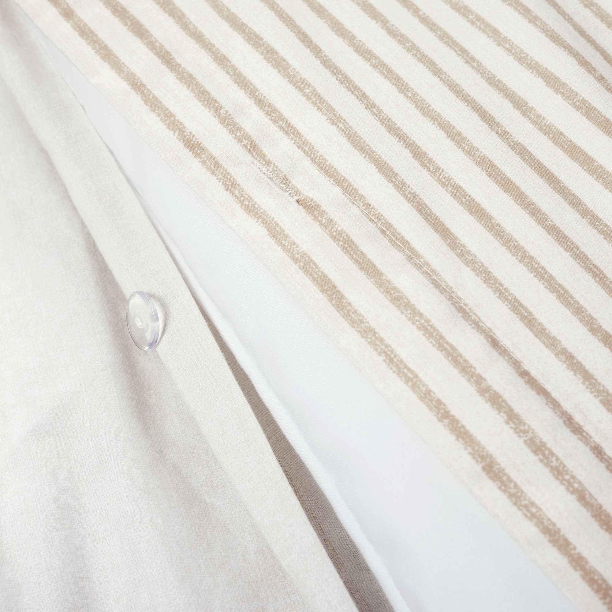 Ensemble housse de couette 3 pièces à rayures style ferme Lush Decor