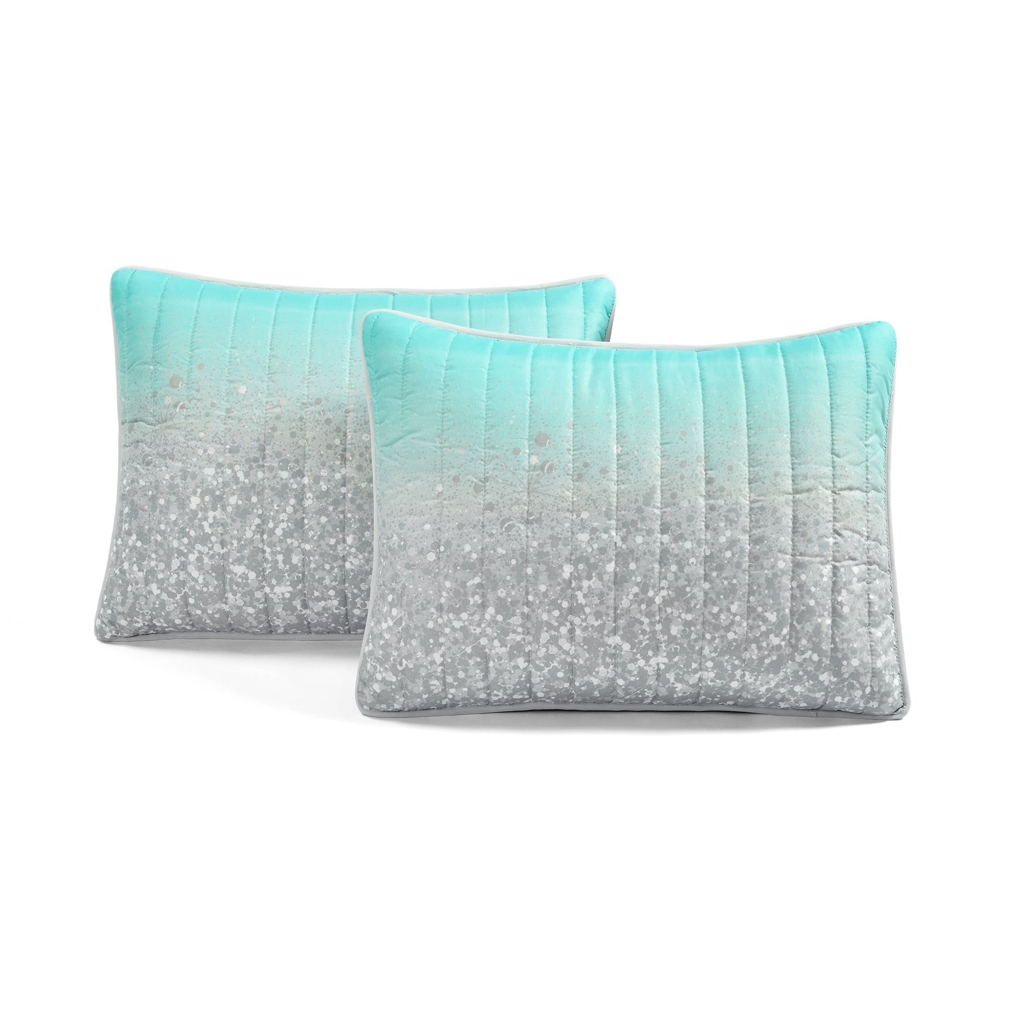 Ensemble de courtepointe à imprimé métallisé pailleté Lush Decor