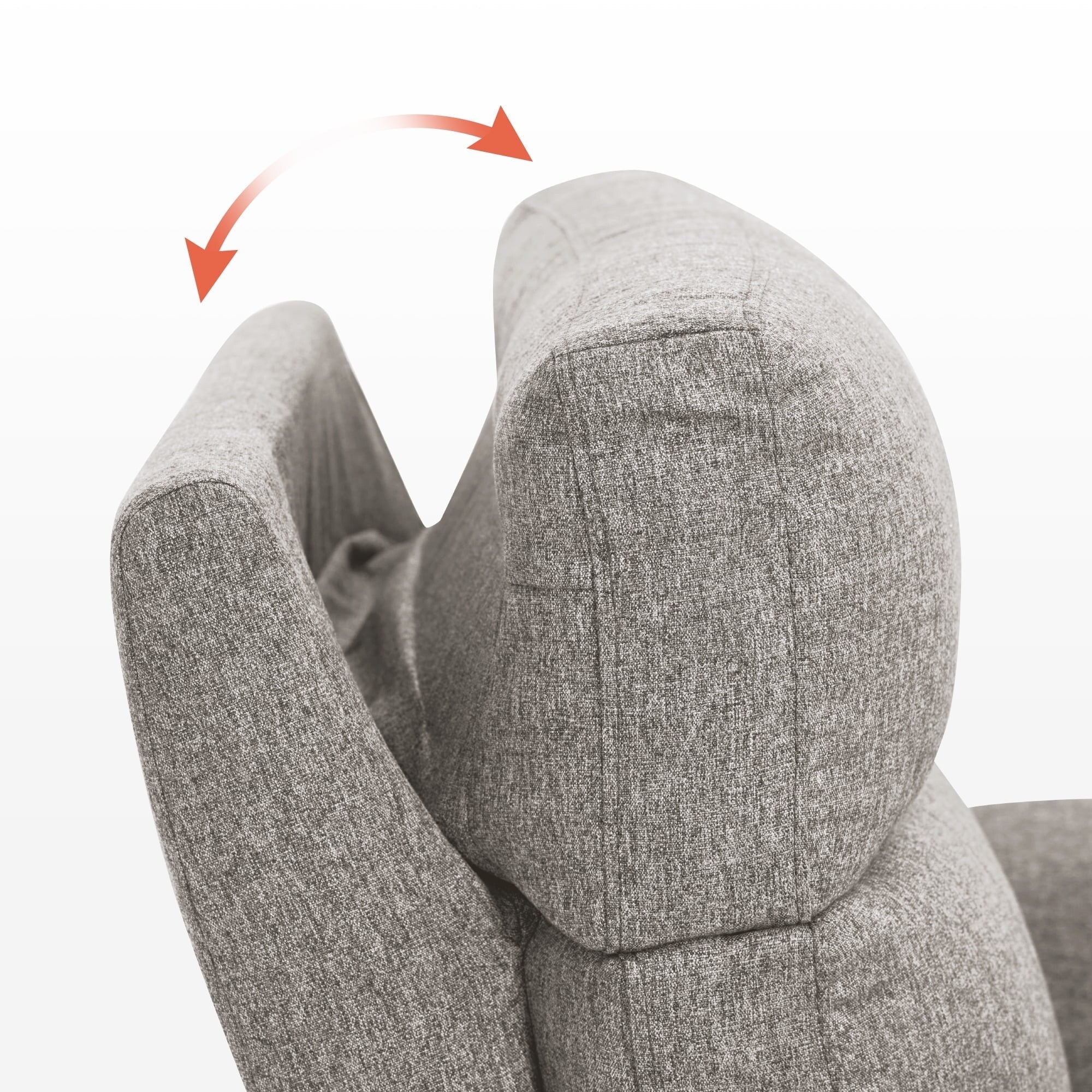 Canapé inclinable électrique MCombo 60.2 avec massage et double chauffage, appui-tête réglable, ports USB et Type-C, tissu