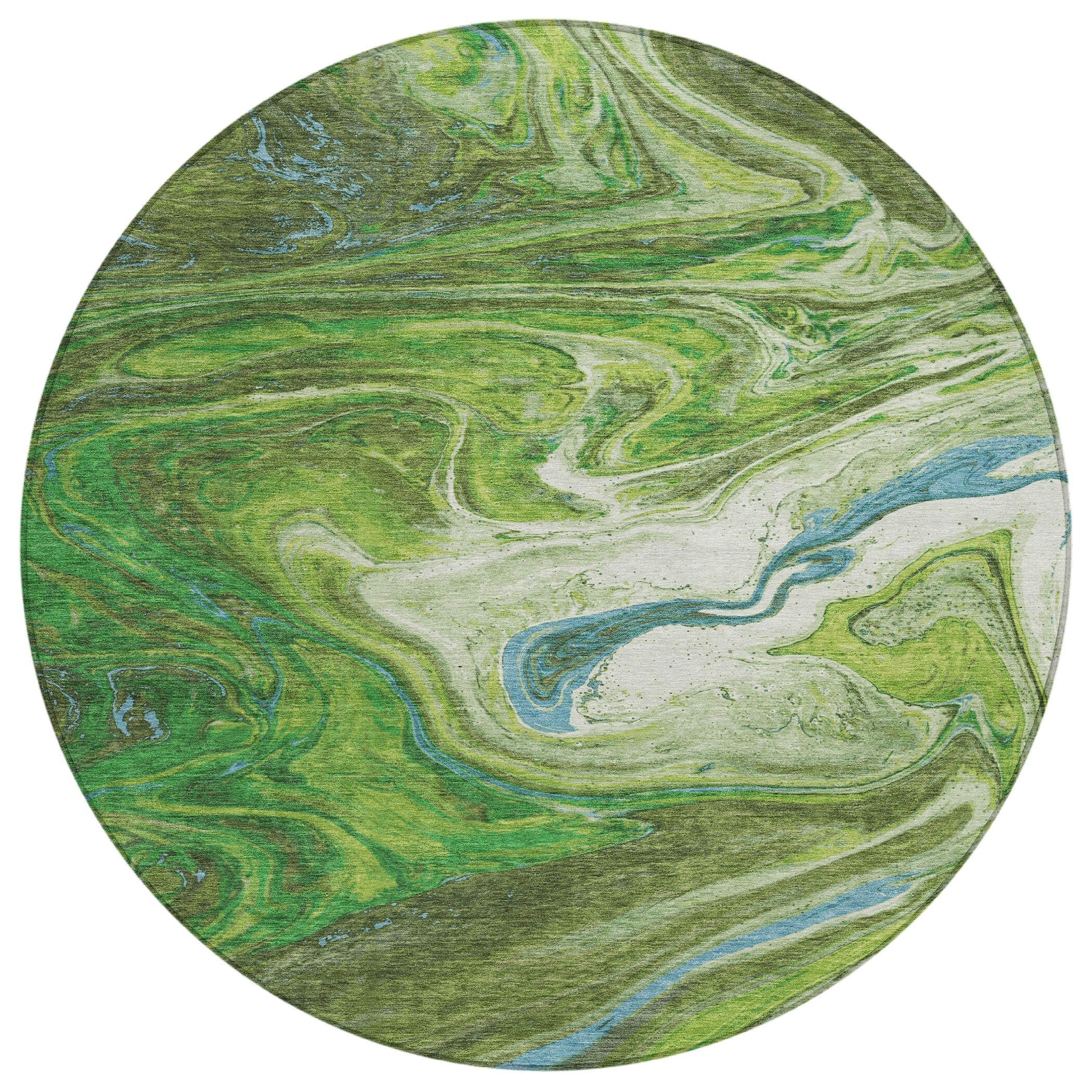 Tapis Chantille abstrait à motifs de coups de pinceau, lavable en machine, pour intérieur et extérieur