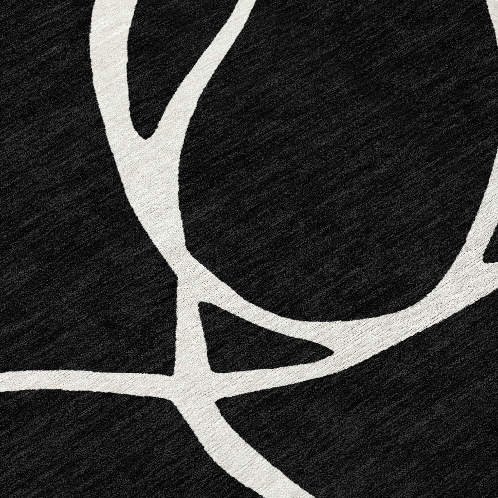 Tapis Chantille moderne abstrait lavable en machine pour intérieur/extérieur