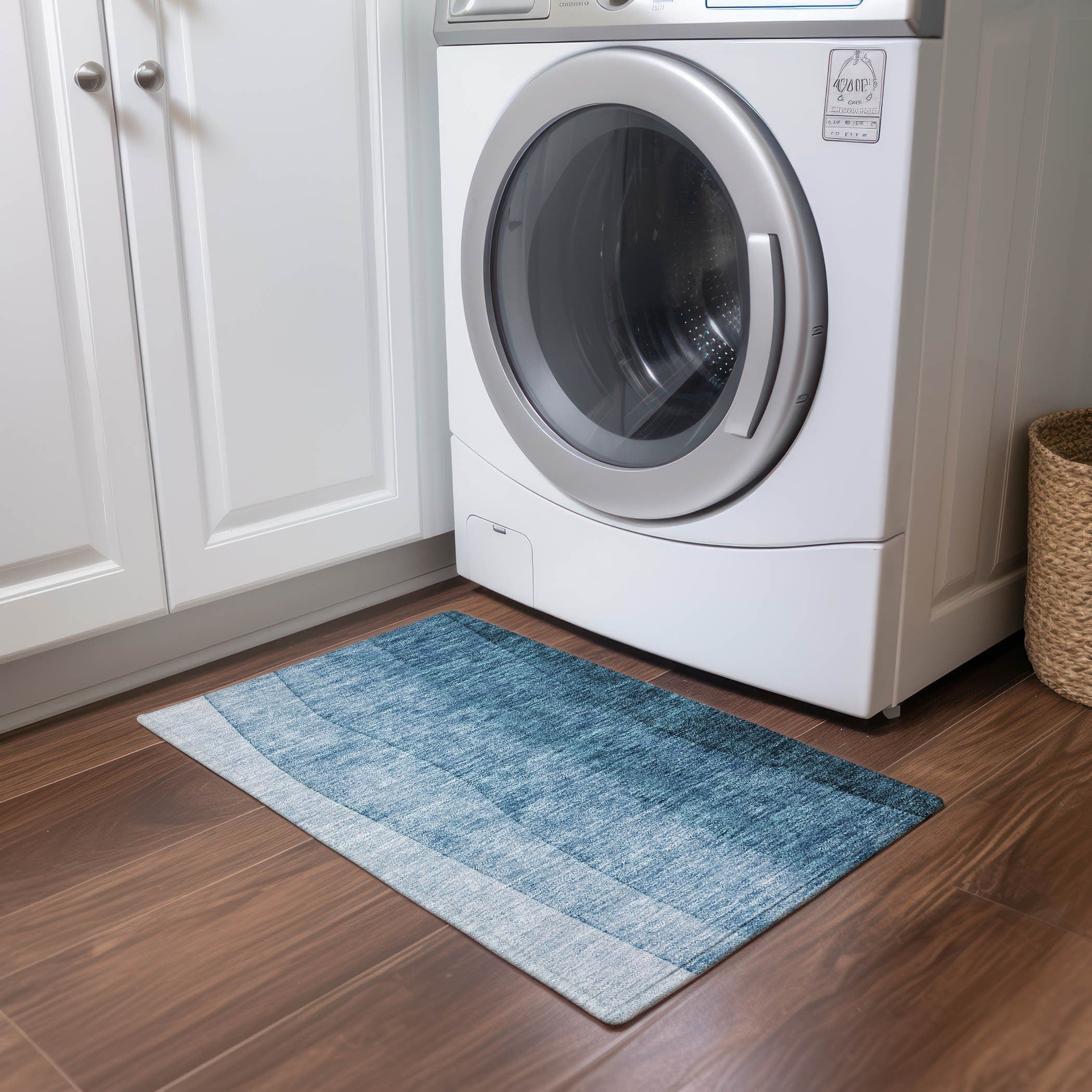 Tapis contemporain Chantille ombré lavable en machine pour intérieur/extérieur