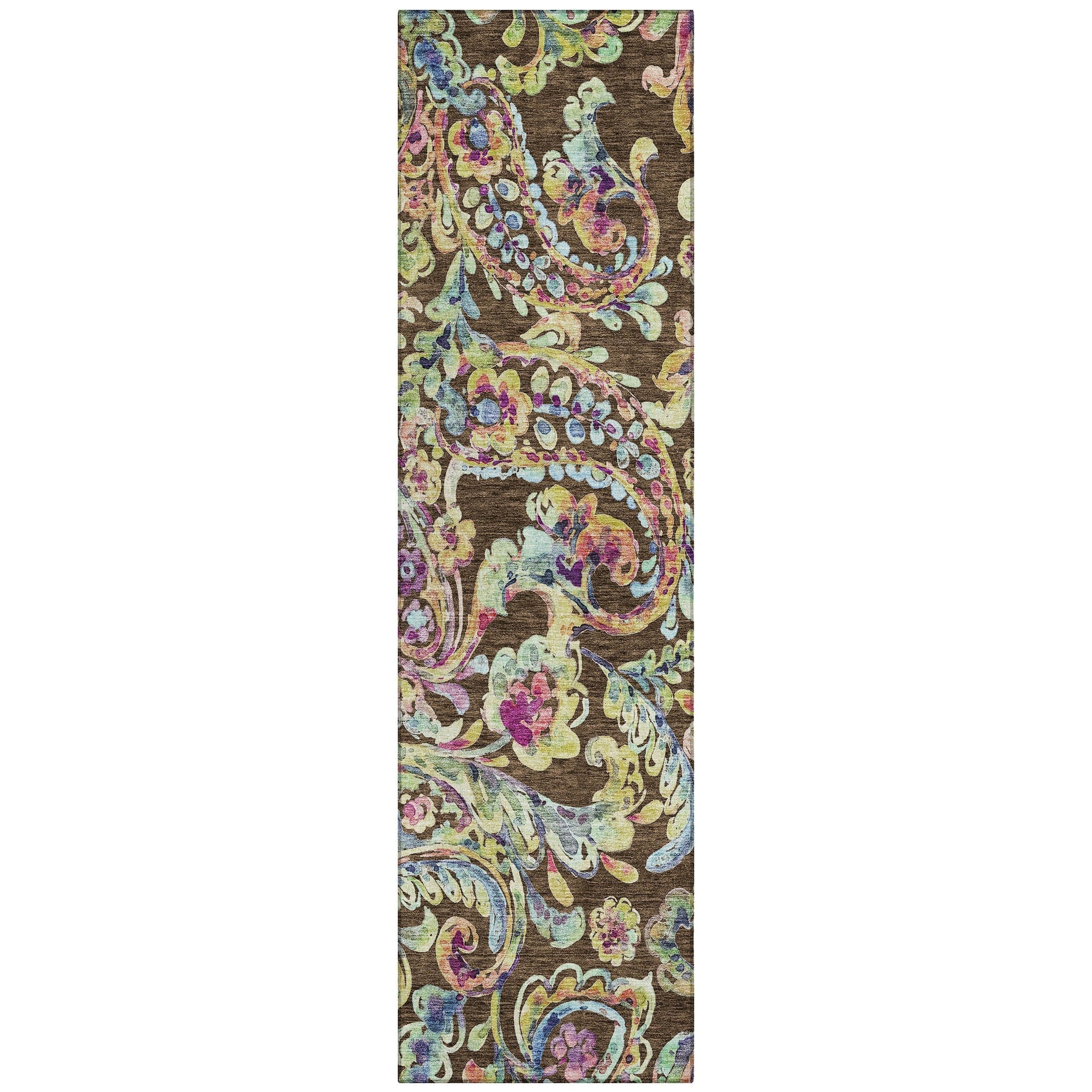 Tapis traditionnel Chantille lavable en machine pour intérieur/extérieur