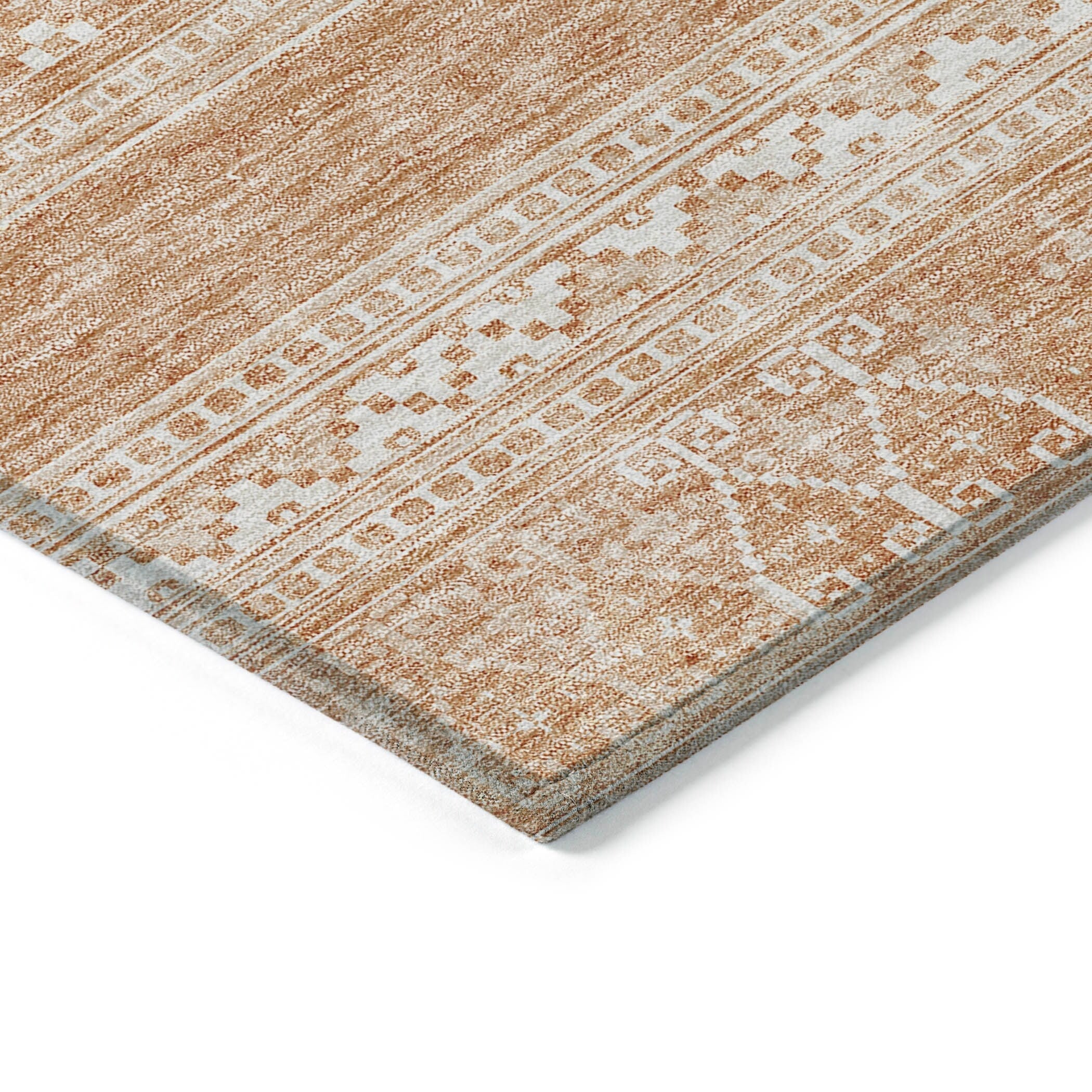 Tapis Chantille Tribal Boho lavable en machine pour intérieur/extérieur