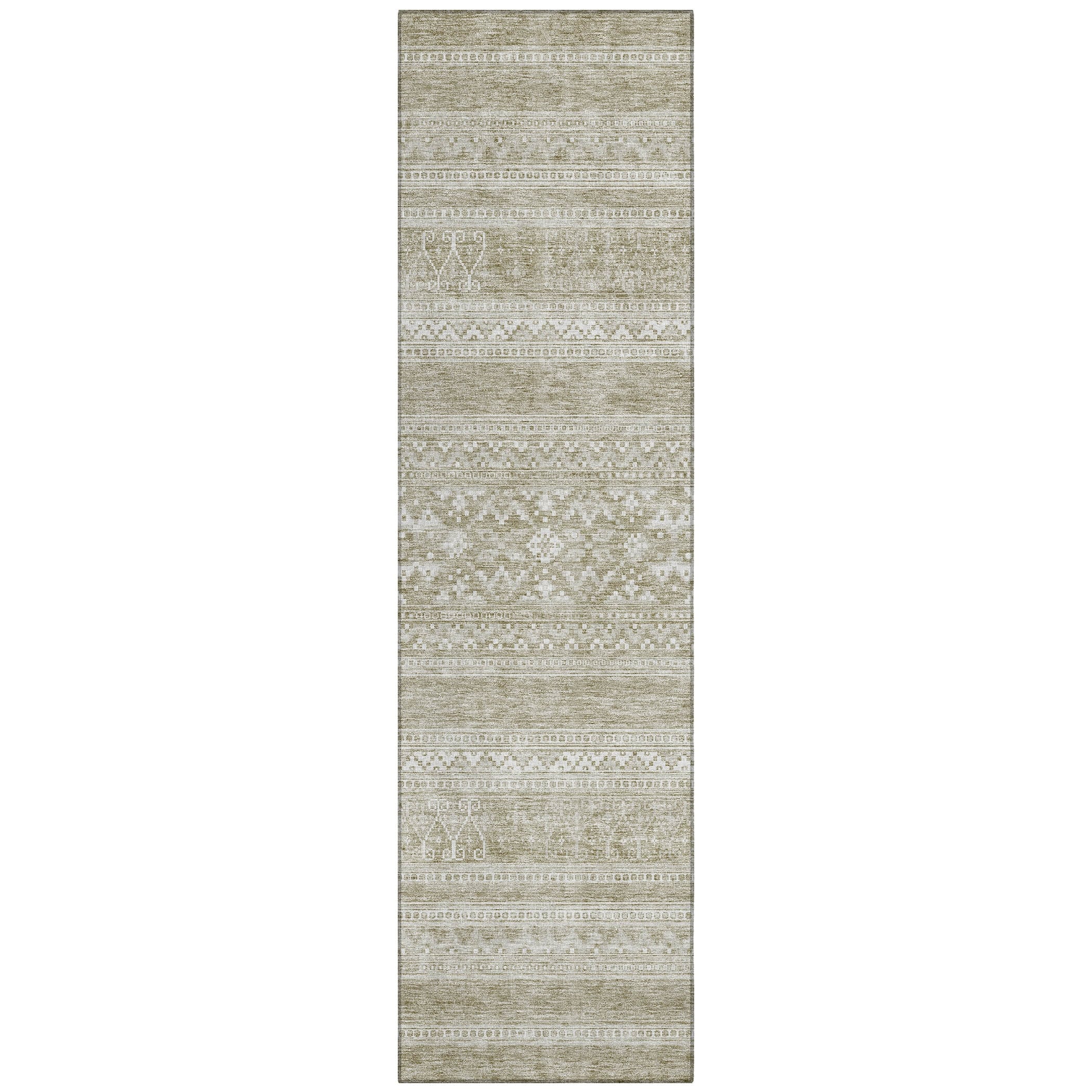 Tapis Chantille Tribal Boho lavable en machine pour intérieur/extérieur