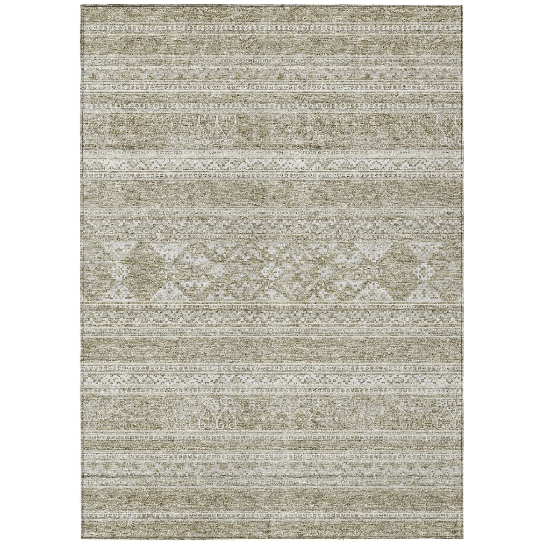 Tapis Chantille Tribal Boho lavable en machine pour intérieur/extérieur