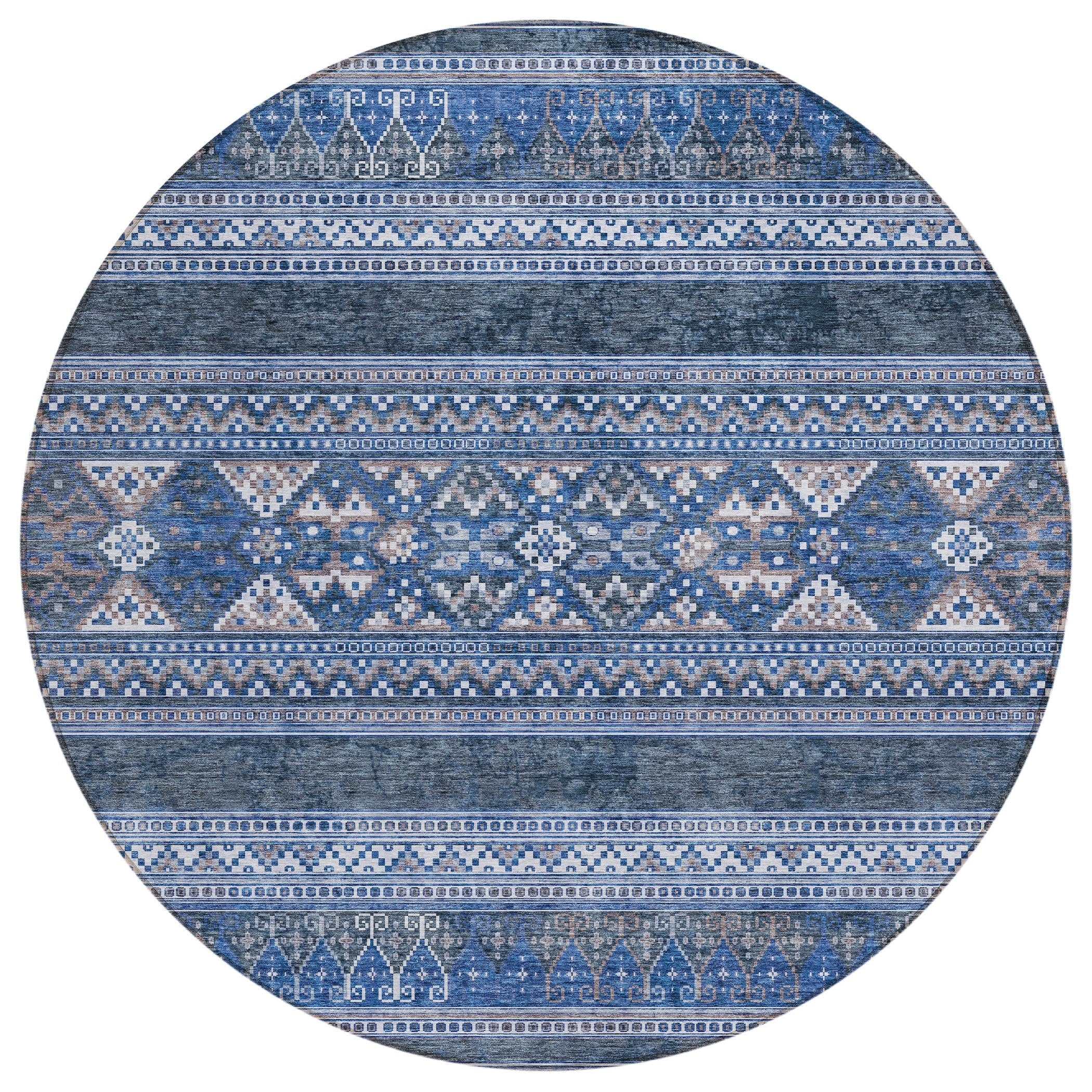 Tapis Chantille Tribal Boho lavable en machine pour intérieur/extérieur