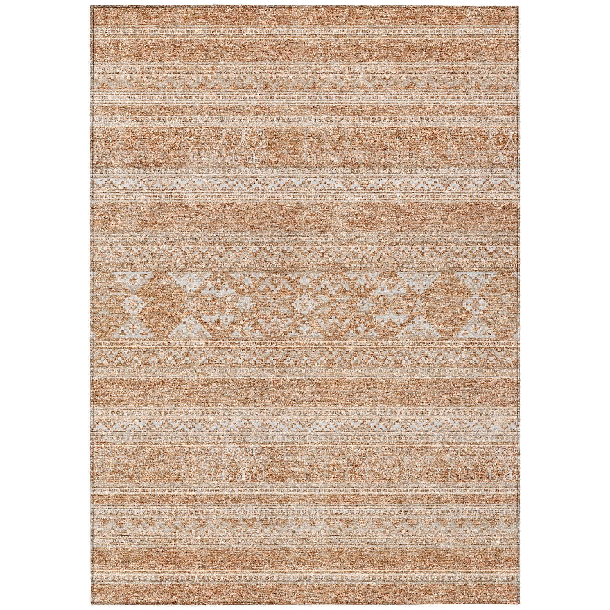 Tapis Chantille Tribal Boho lavable en machine pour intérieur/extérieur