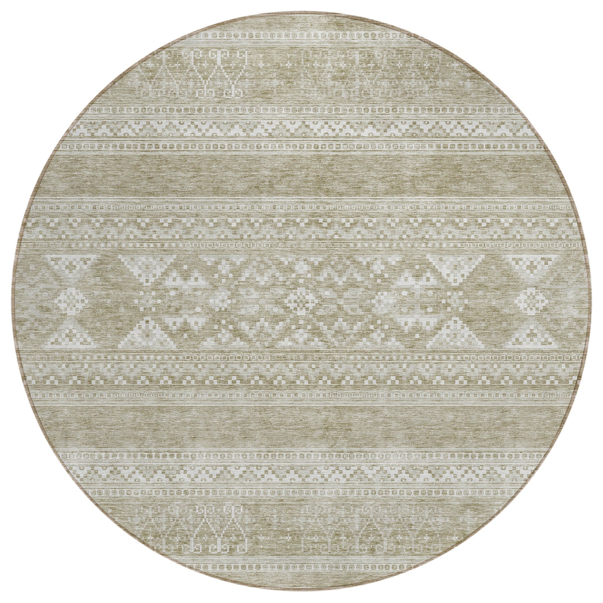 Tapis Chantille Tribal Boho lavable en machine pour intérieur/extérieur