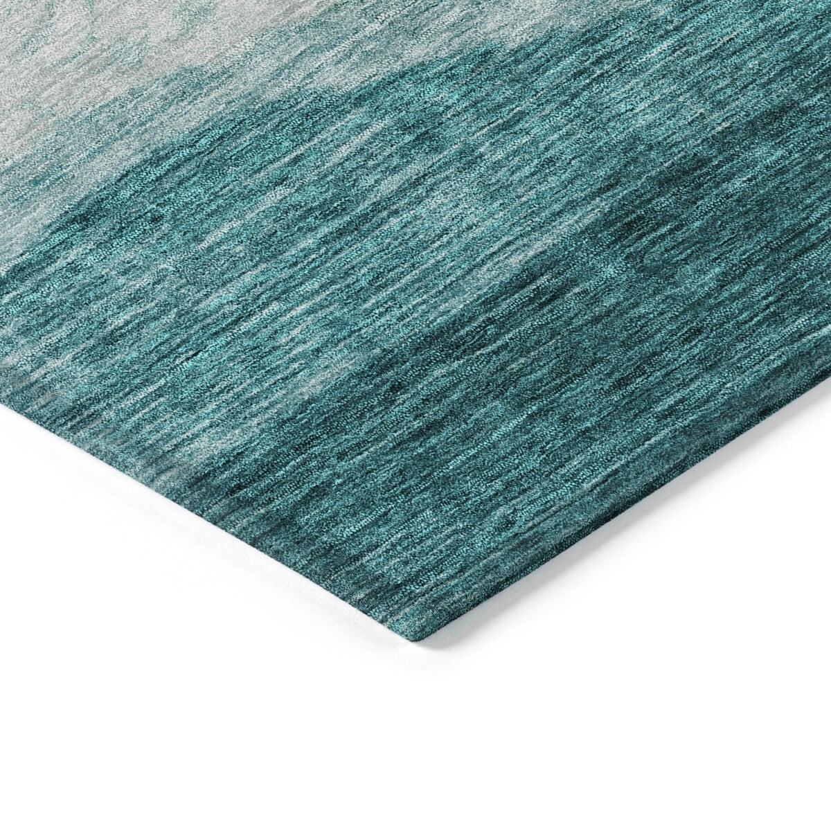 Tapis Chantille contemporain à vagues lavable en machine pour intérieur/extérieur